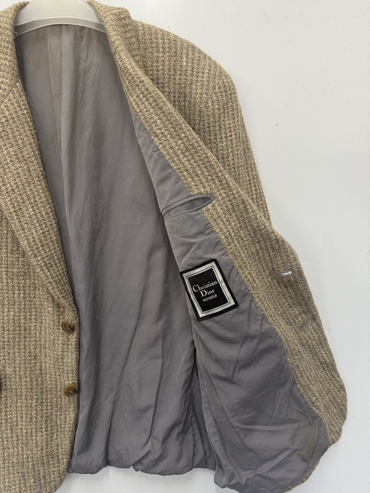 Christian Dior Monsieur 🔥 Christian Dior Monsieur Wool Tweed Blazer Jacket Size US S / EU 44-46 / 1 - 6 Thumbnail