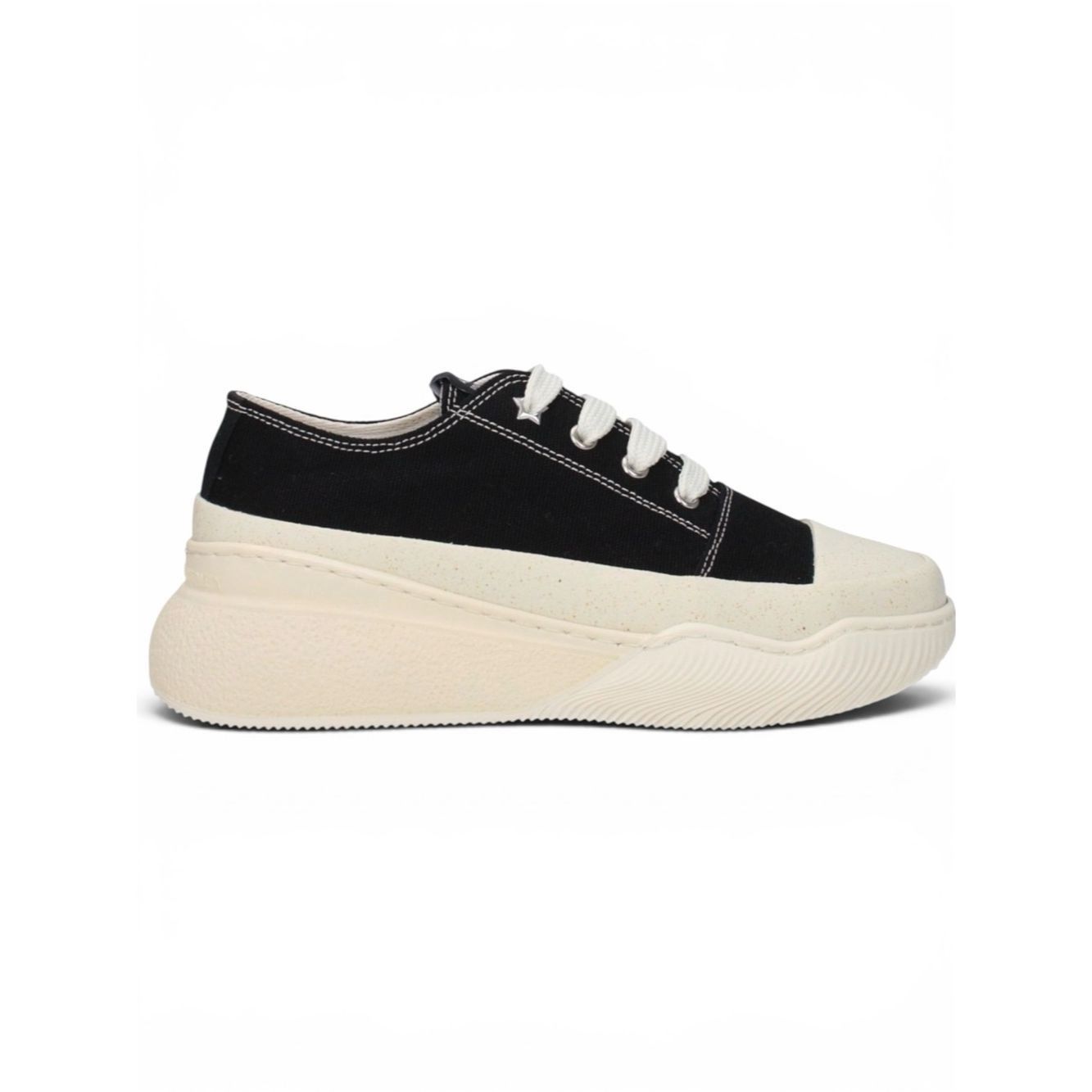 Stella McCartney Stella McCartney Loop Platform Sneakers EU 37 Black White V Size US 7 / IT 37 - 2 Thumbnail