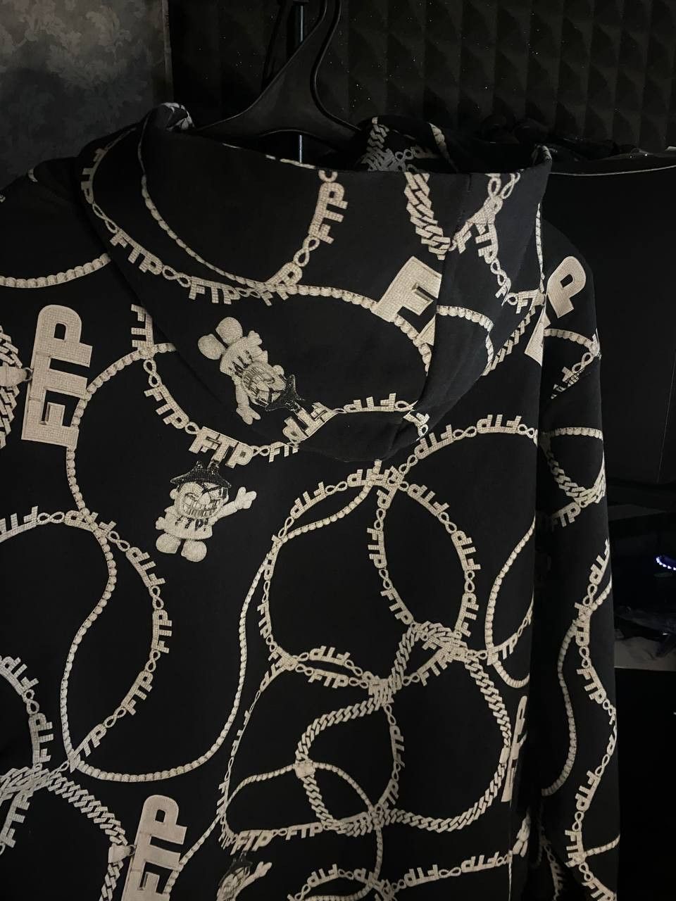 Fuck The Population FTP Diamond Chain Pullover Hoodie Size US L / EU 52-54 / 3 - 3 Thumbnail