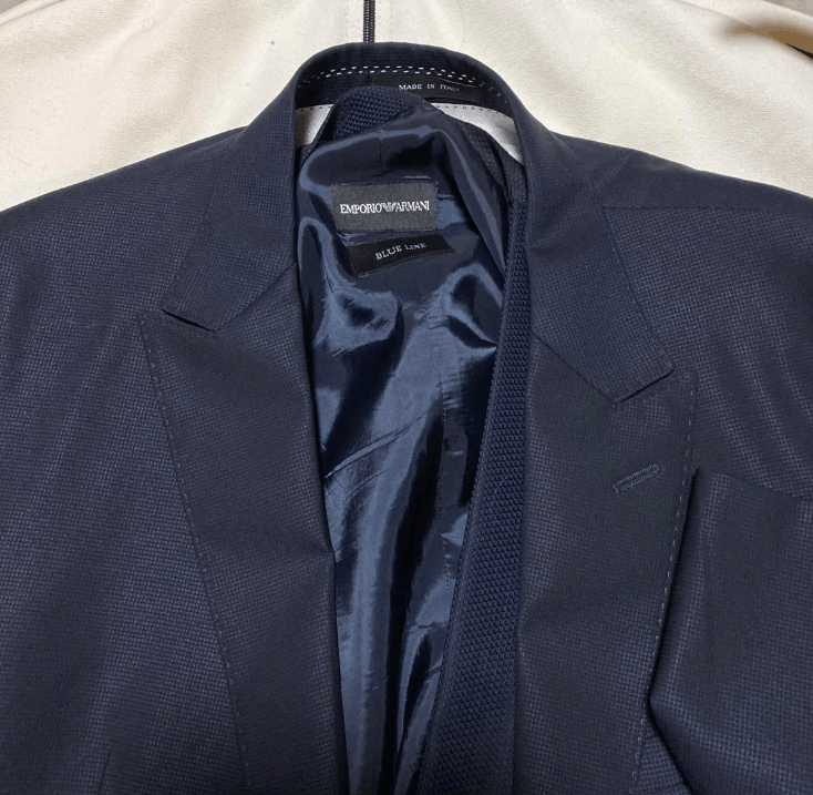 Emporio Armani Emporio Armani SUPREME Navy Blue Jacket and Vest Men Size 52R - 2 Thumbnail