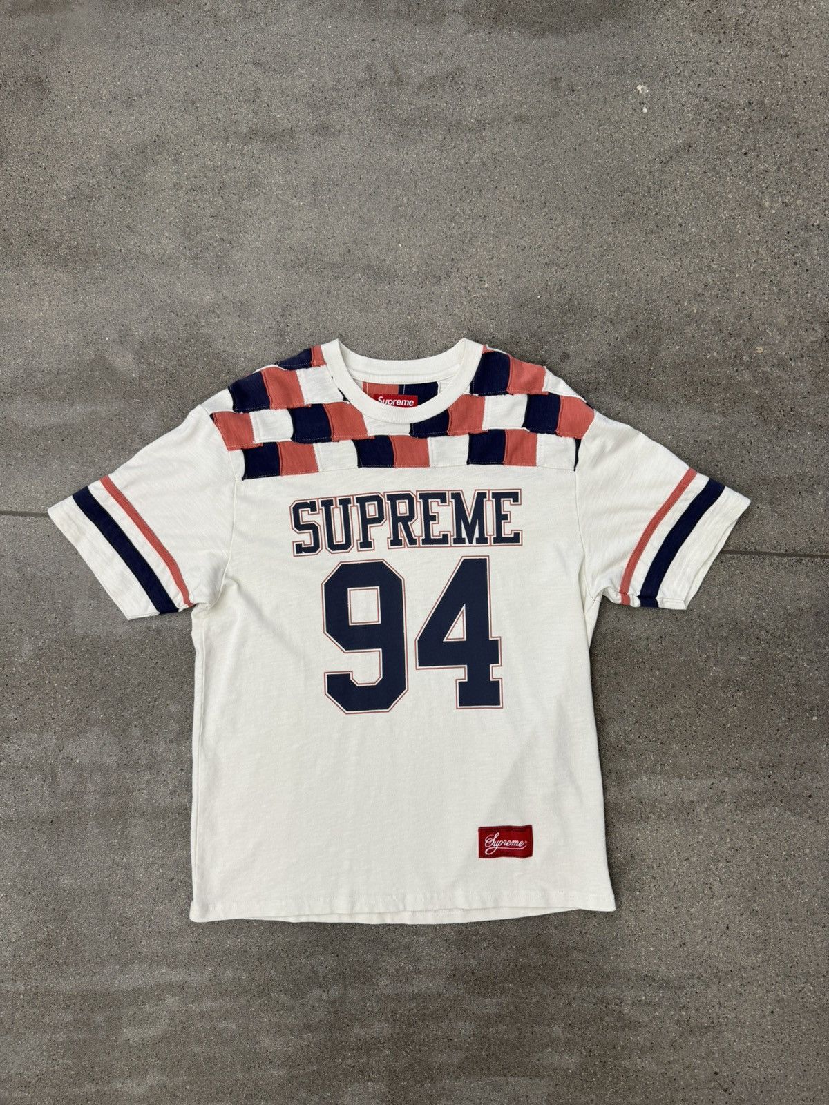 Supreme Supreme Patchwork Yoke Football Top | Grailed