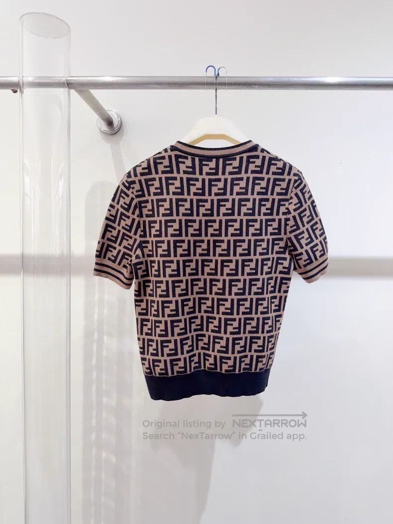 Fendi Fendi Classic logo short-sleeve Size XS / US 0-2 / IT 36-38 - 4 Thumbnail