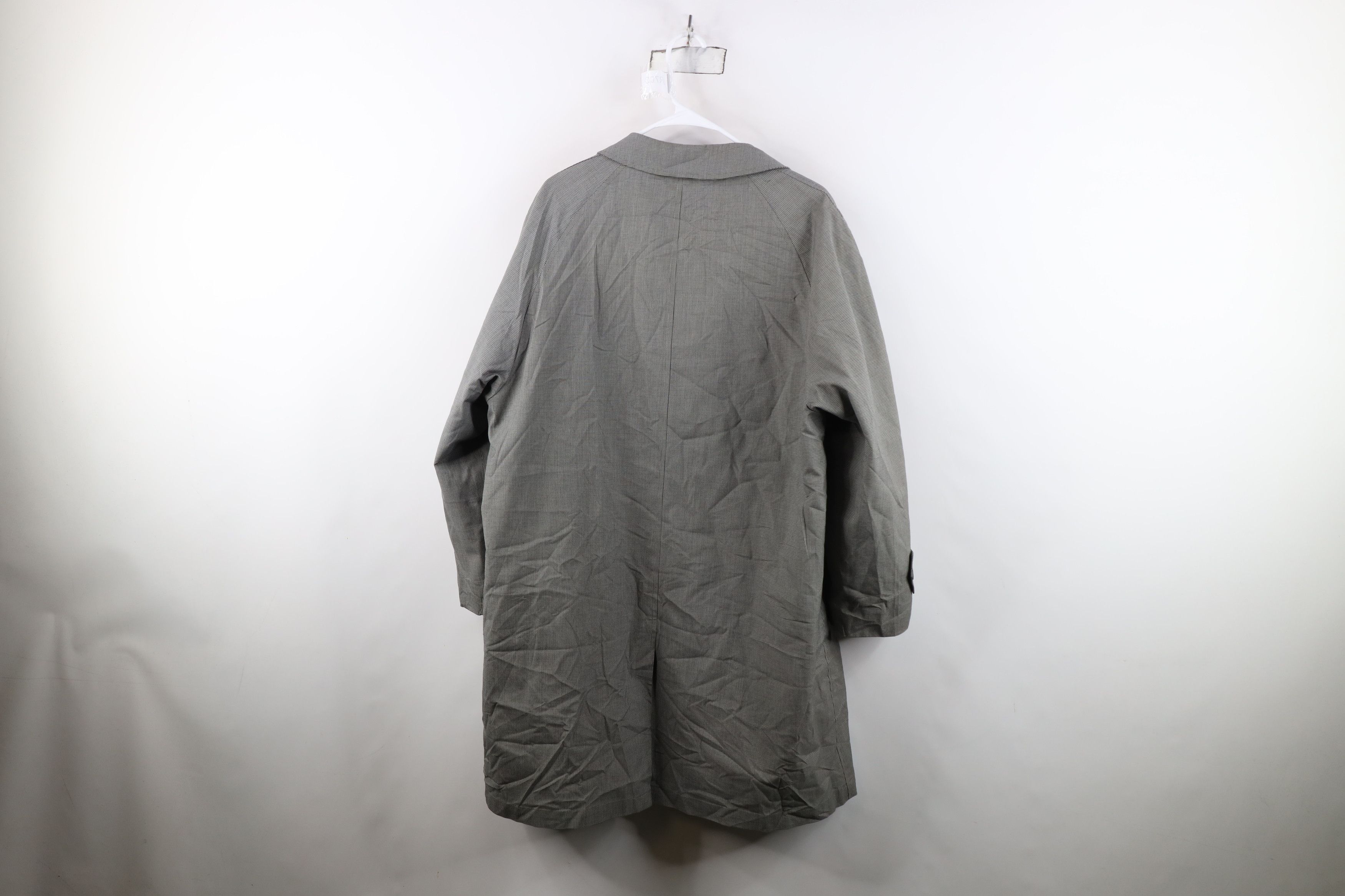 Vintage Vintage 60s Streetwear Houndstooth Rain Coat Jacket USA Size US XXL / EU 58 / 5 - 13 Thumbnail