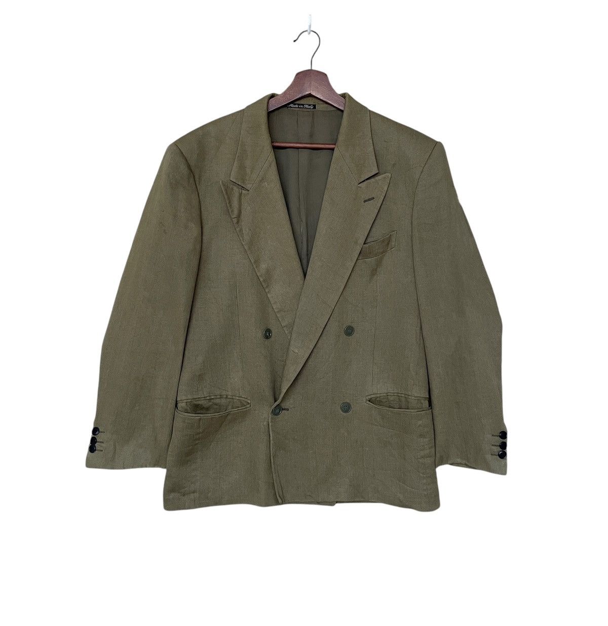 Giorgio Armani Vintage Brand Giorgio Armani Wool Jacket 1990s Size US M / EU 48-50 / 2 - 1 Thumbnail