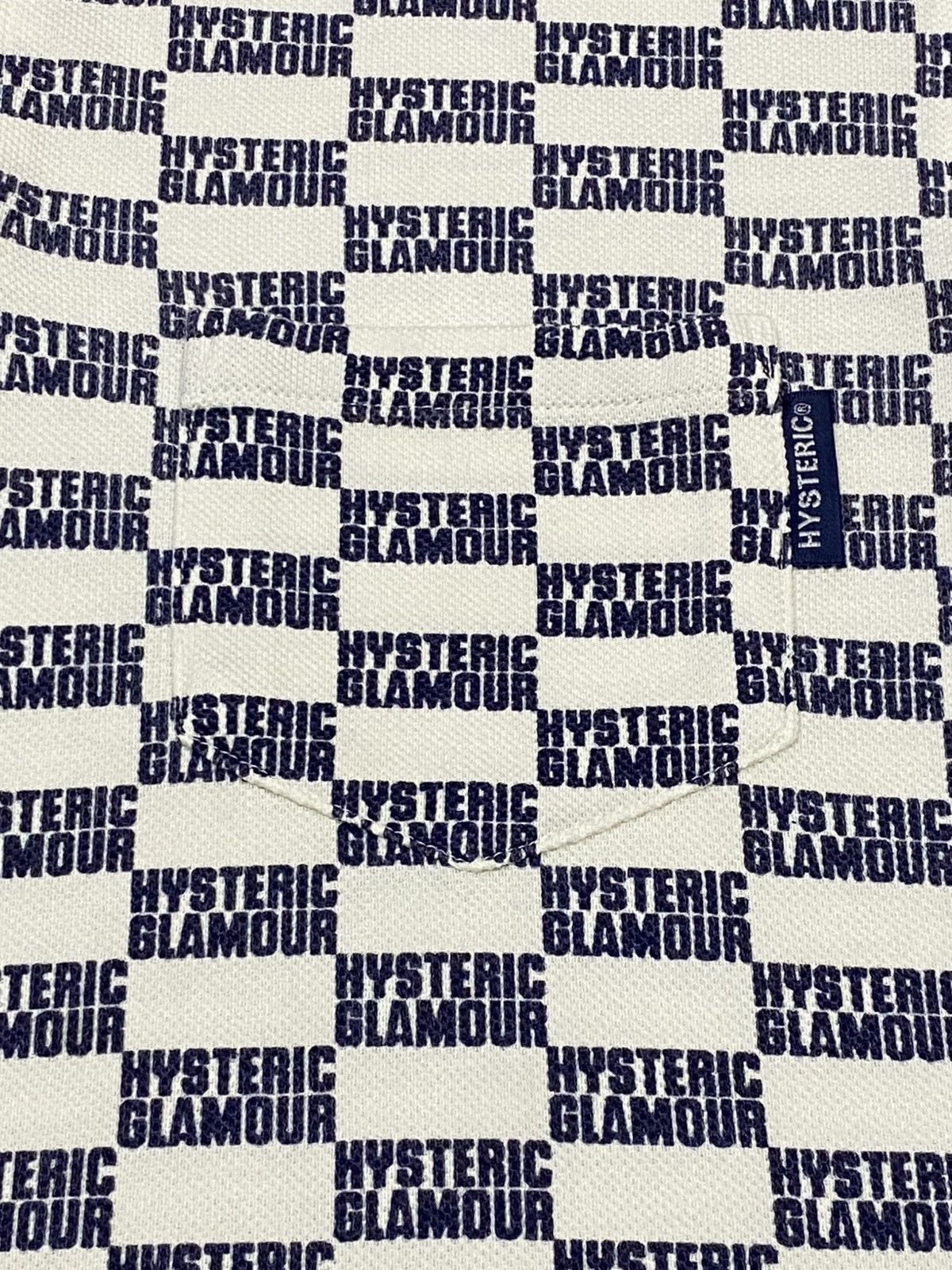 Hysteric Glamour × Japanese Brand Rare🔥Vintage Hysteric Glamour Full Writing Print Polo Shirt Size US M / EU 48-50 / 2 - 13 Thumbnail
