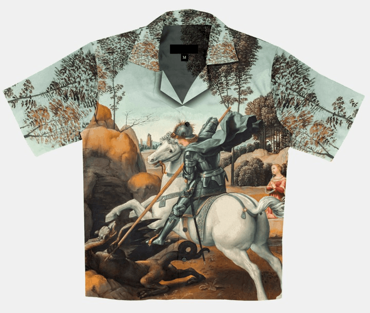 ST GEORGE AND THE DRAGON Hawaian Shirt
