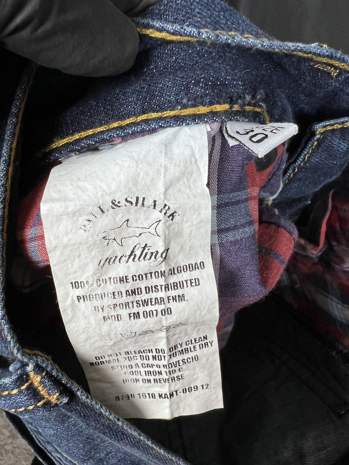 Paul & Shark × Vintage 🔴 Vintage Paul&Shark Yachting jeans superior quality Size US 30 / EU 46 - 11 Thumbnail