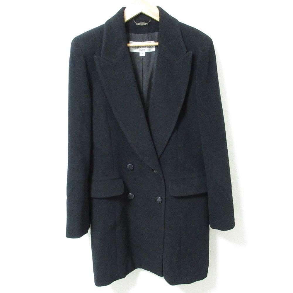 Other Louis Feraud Double Breasted Wool Coat Natural Material Outerwear DUTY FREE for USA