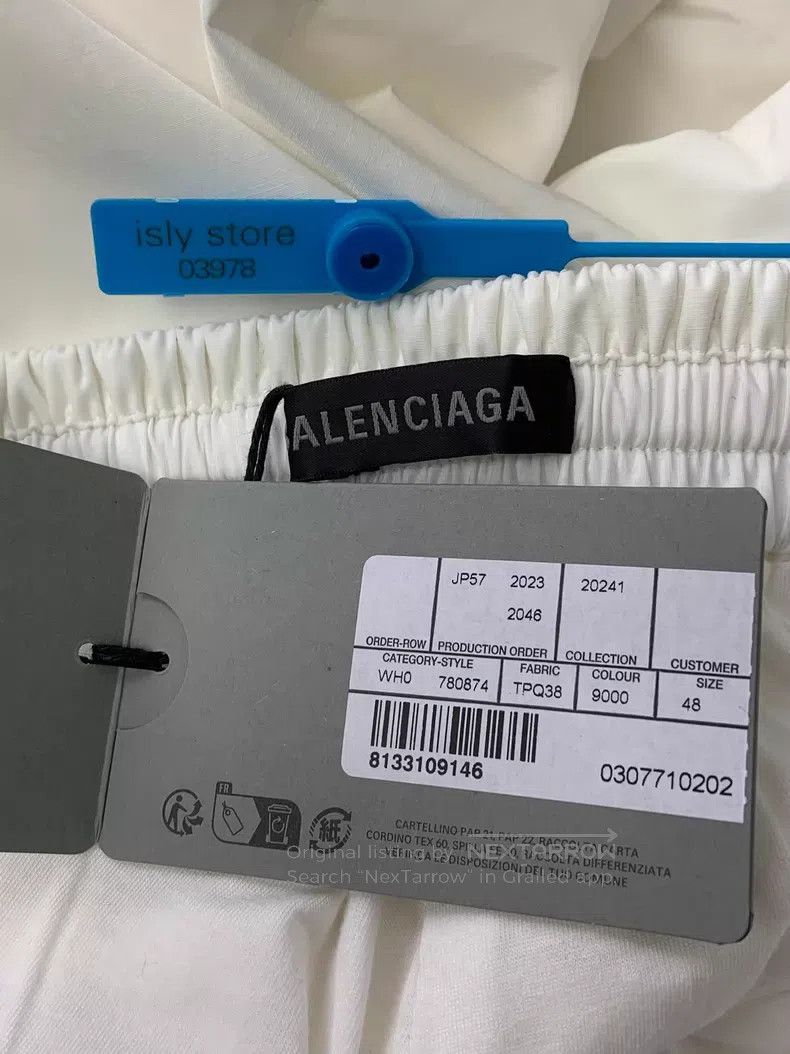 Balenciaga Balenciaga Solid Color Elastic Waist Drawstring Leisure Kn Size 32" / US 10 / IT 46 - 5 Thumbnail