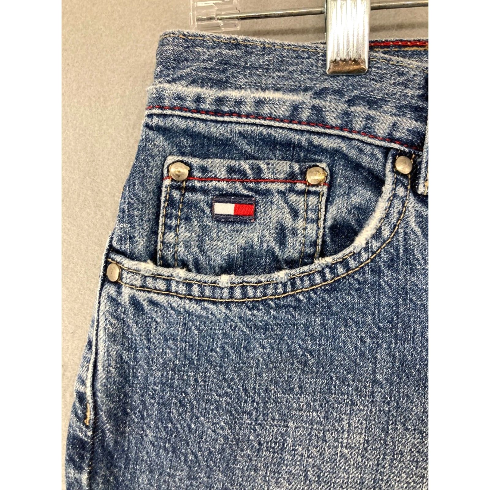 Tommy Hilfiger Tommy Hilfiger Womens Jeans 6 Hipster Bootcut Y2K Worn Weekend Size 28" / US 6 / IT 42 - 7 Thumbnail