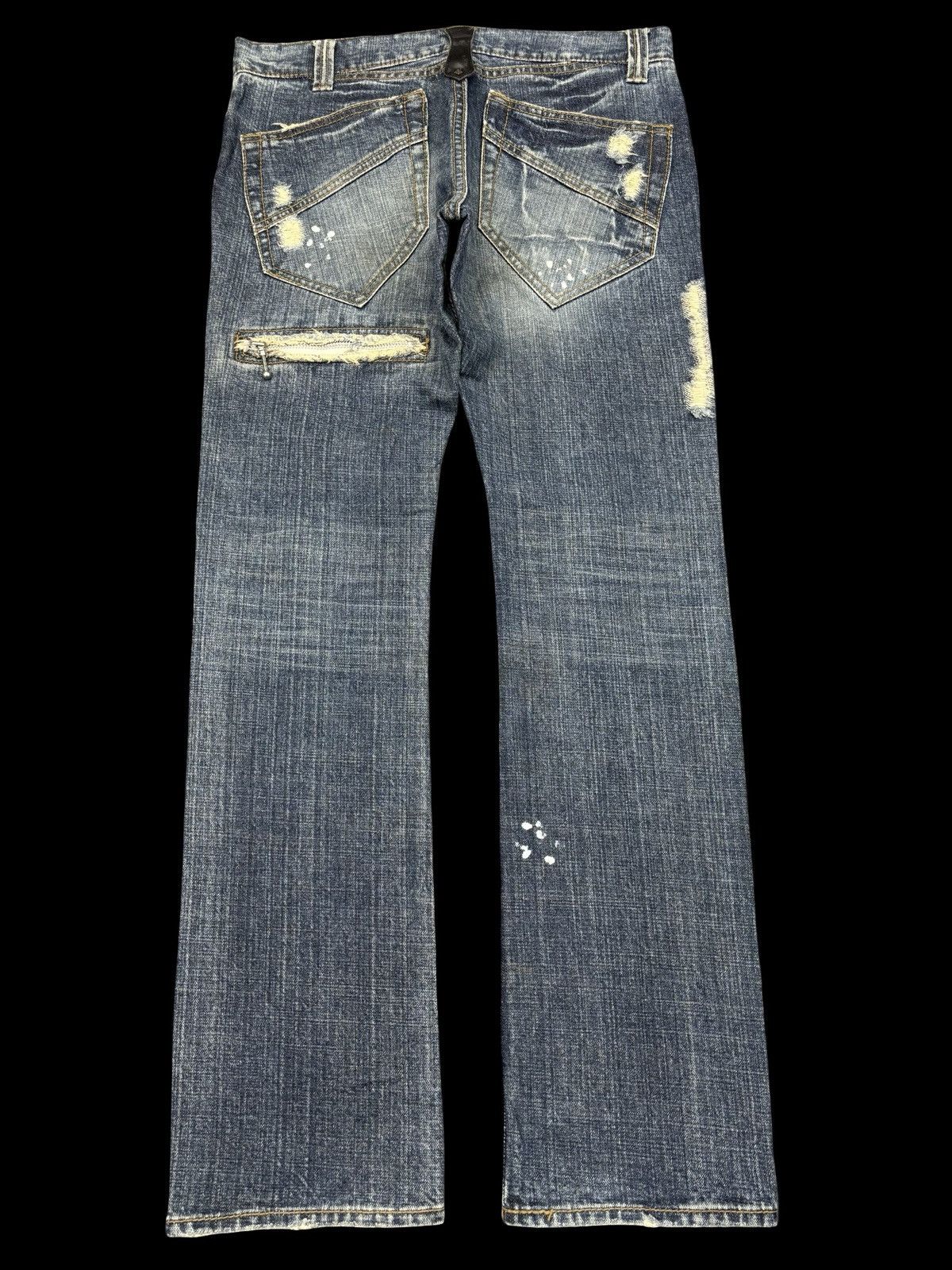 Boycott 💥Art Of Distressed💥Boycott Insane Distressed Denim F945 Size US 32 / EU 48 - 2 Thumbnail
