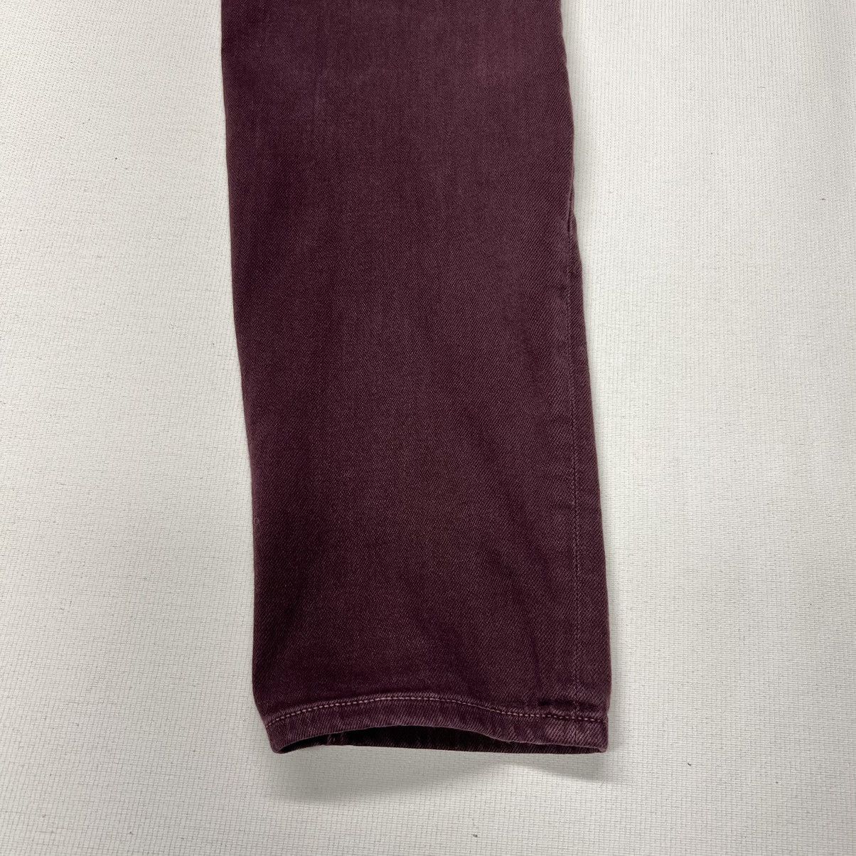 Vince Vince Jeans Burgundy Skinny Stretch Maroon Casual Denim Size 31" - 16 Thumbnail