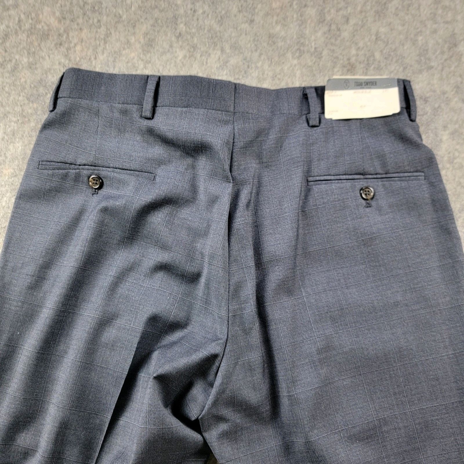 Todd Snyder Todd Snyder Windowpane Wool Trouser Suit Pants Size US 40 / EU 56 - 11 Thumbnail