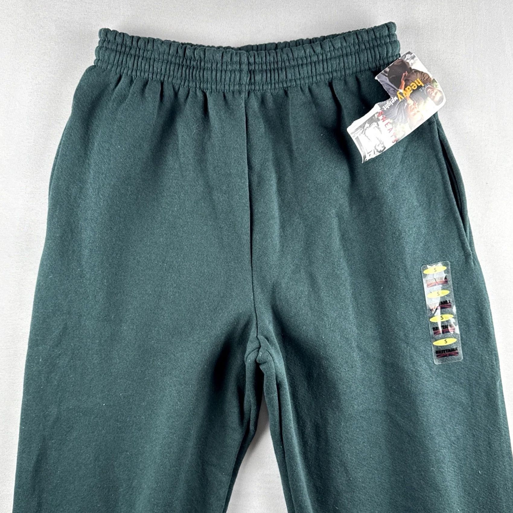 Vintage VINTAGE Britannia Sweatpants Jogger Green 90s NWT Men S Forest Heavyweight Cotton-Polyester Set Pants Size US 29 - 2 Thumbnail