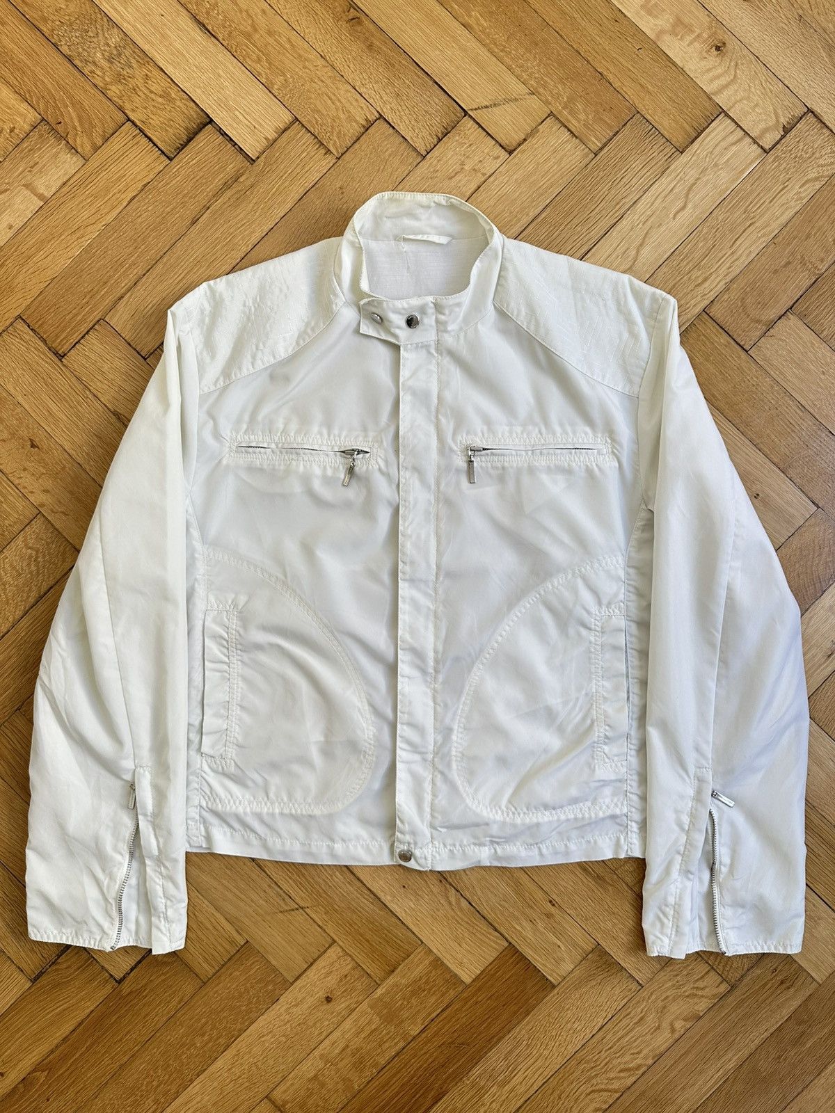 Versace Versace Collection Vintage Rare Luxury Cropped Zipper Jacket Size US M / EU 48-50 / 2 - 3 Thumbnail