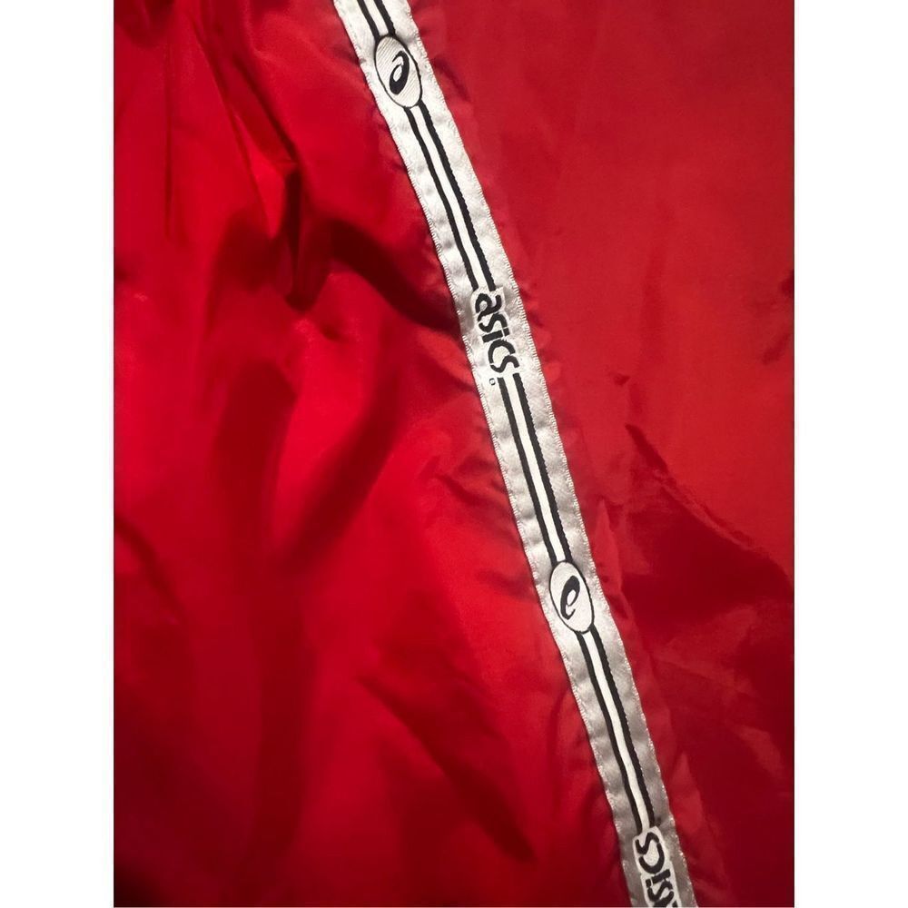 Asics Asics Red Windbreaker Jacket size Large Size US L / EU 52-54 / 3 - 9 Thumbnail