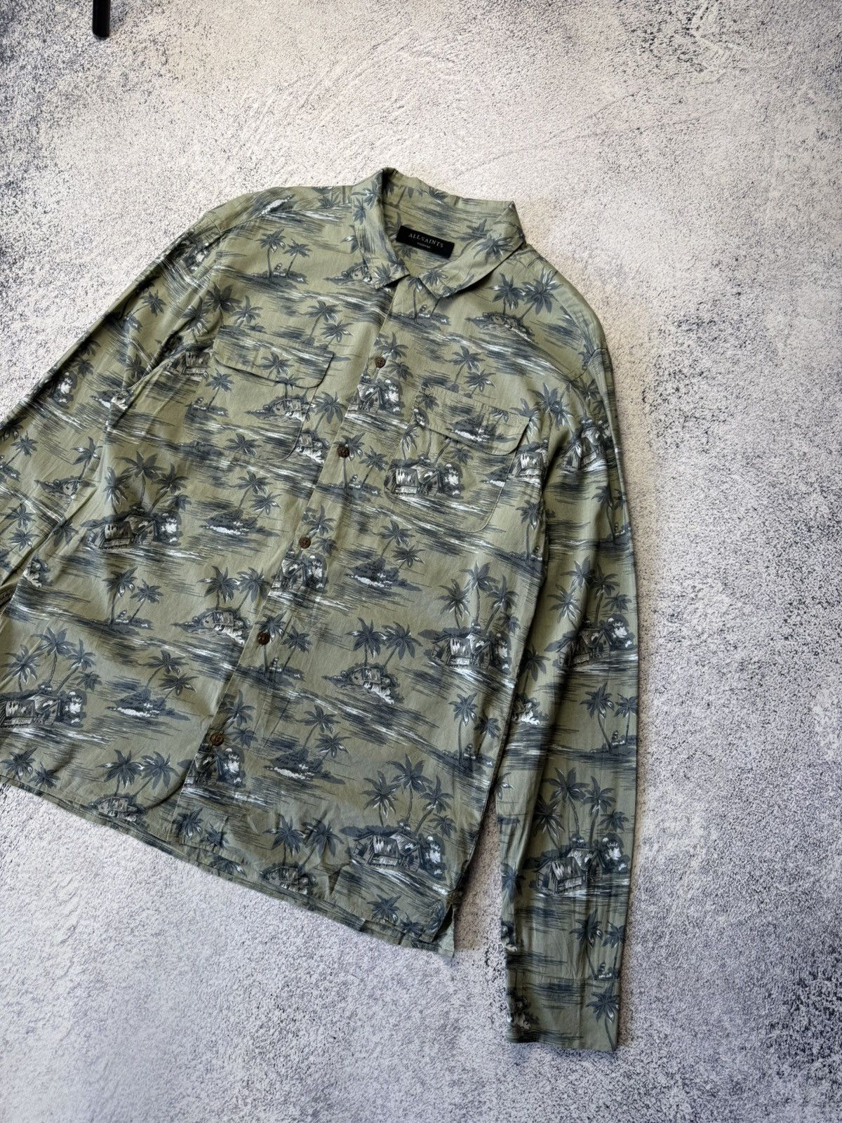 Allsaints Designer Allsaints AWA Hawaii crazy oversize shirt Size US M / EU 48-50 / 2 - 7 Thumbnail
