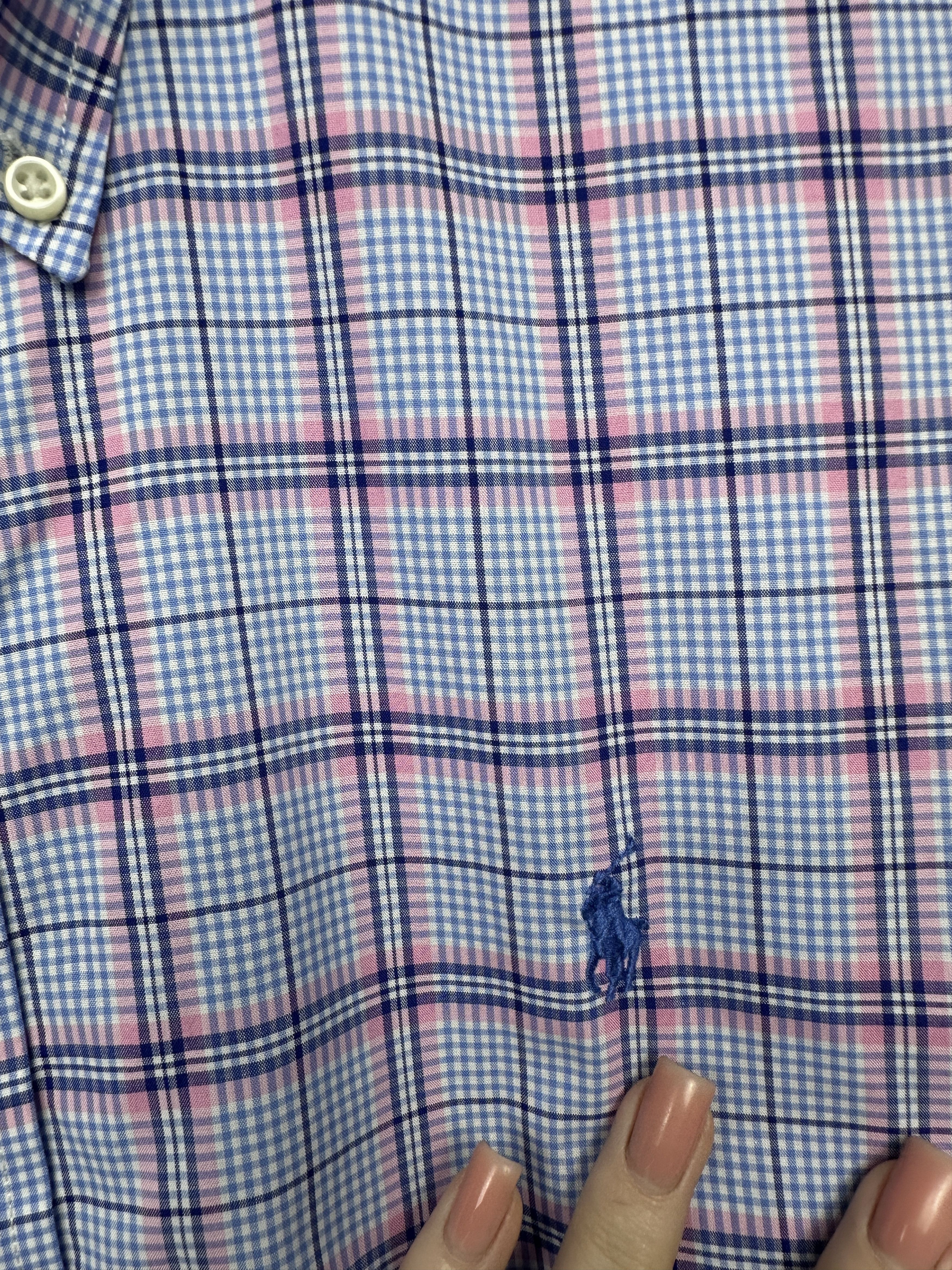 Polo Ralph Lauren Polo Ralph Lauren Mens Long Sleeve Check Shirt Size US XL / EU 56 / 4 - 3 Thumbnail