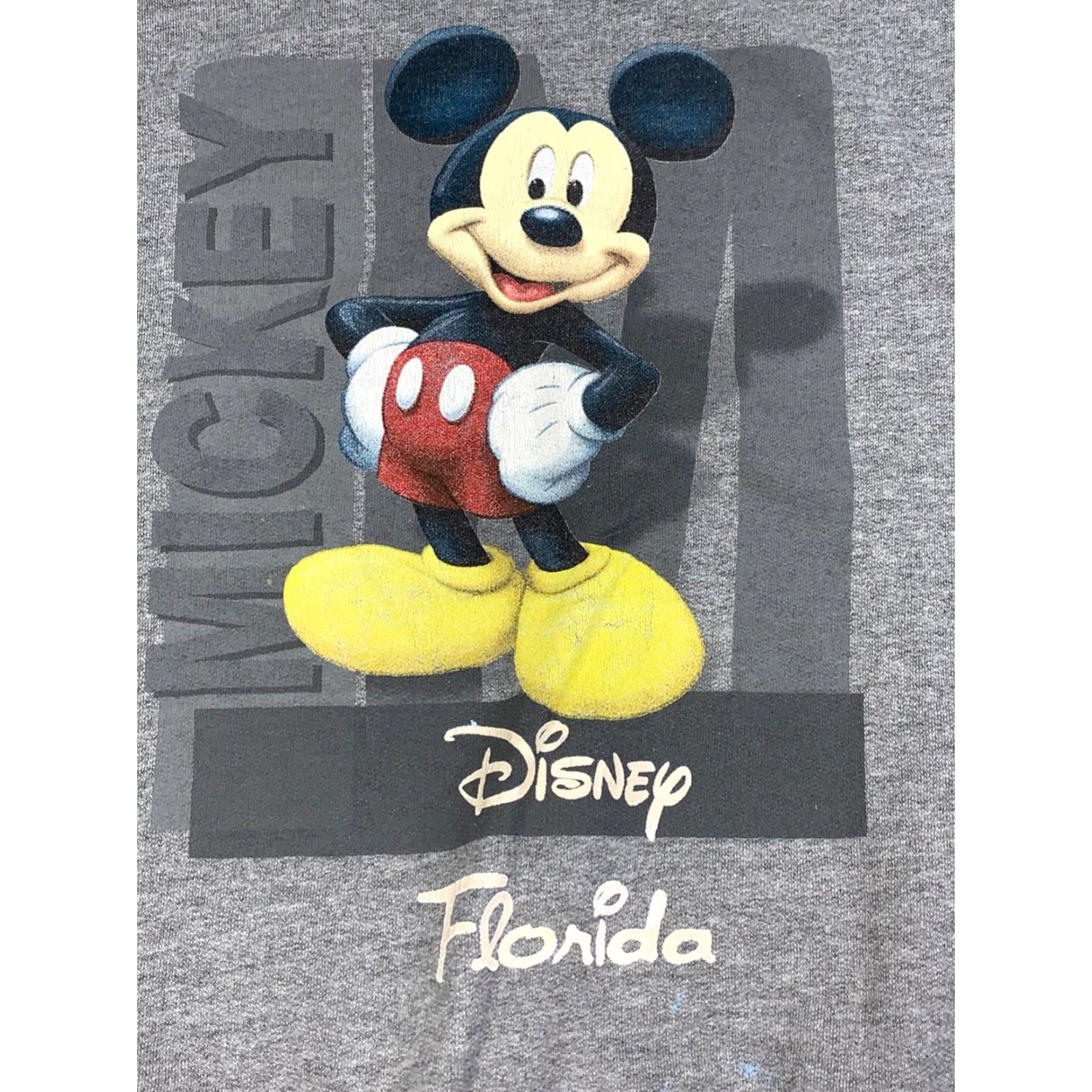 Disney VINTAGE Disney Mickey Sweatshirt Adult M Gray Florida Crew Neck Pullover 11771 Size US M / EU 48-50 / 2 - 3 Thumbnail