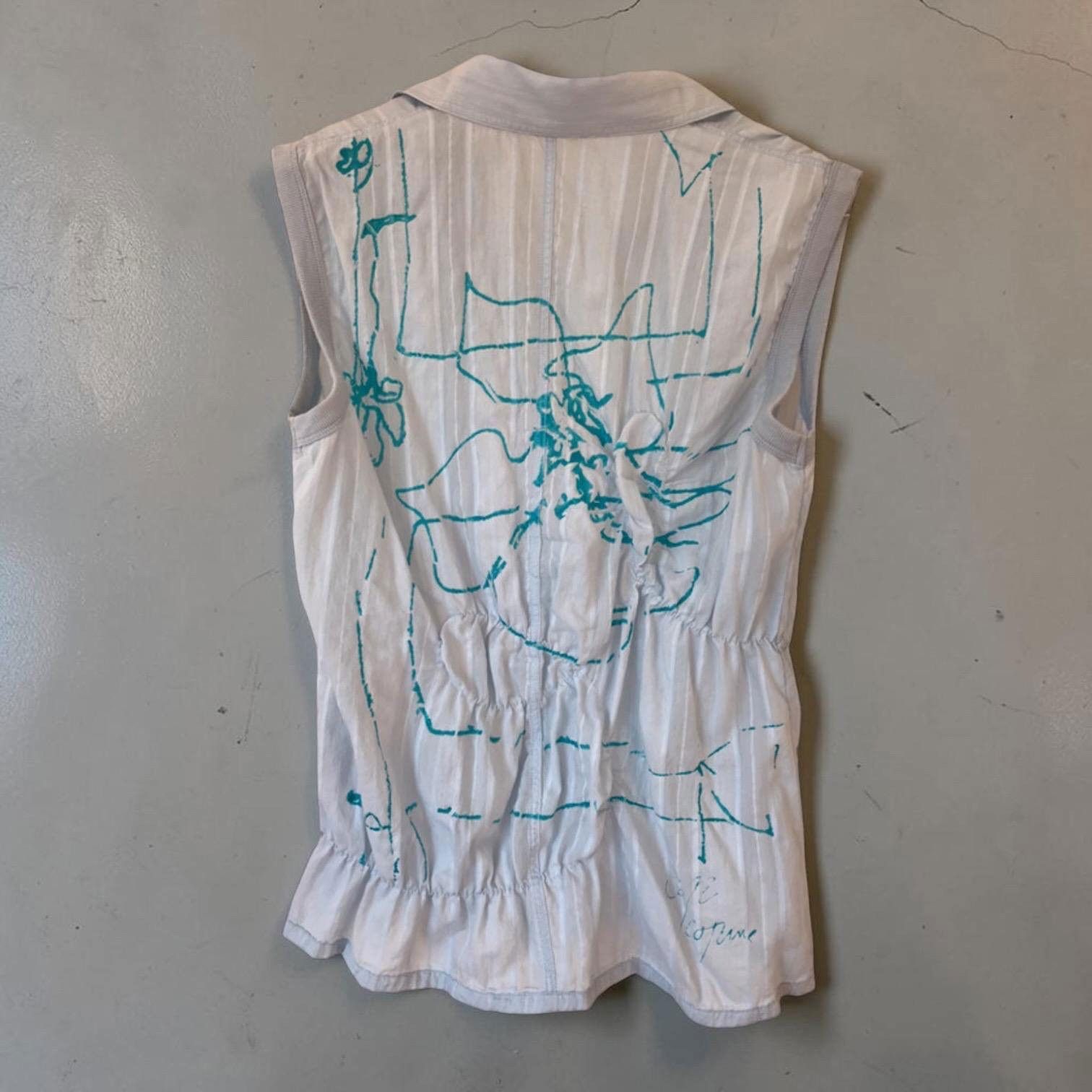 Other The Cop Copine Big Number Ruched Shirt Size ONE SIZE - 8 Thumbnail