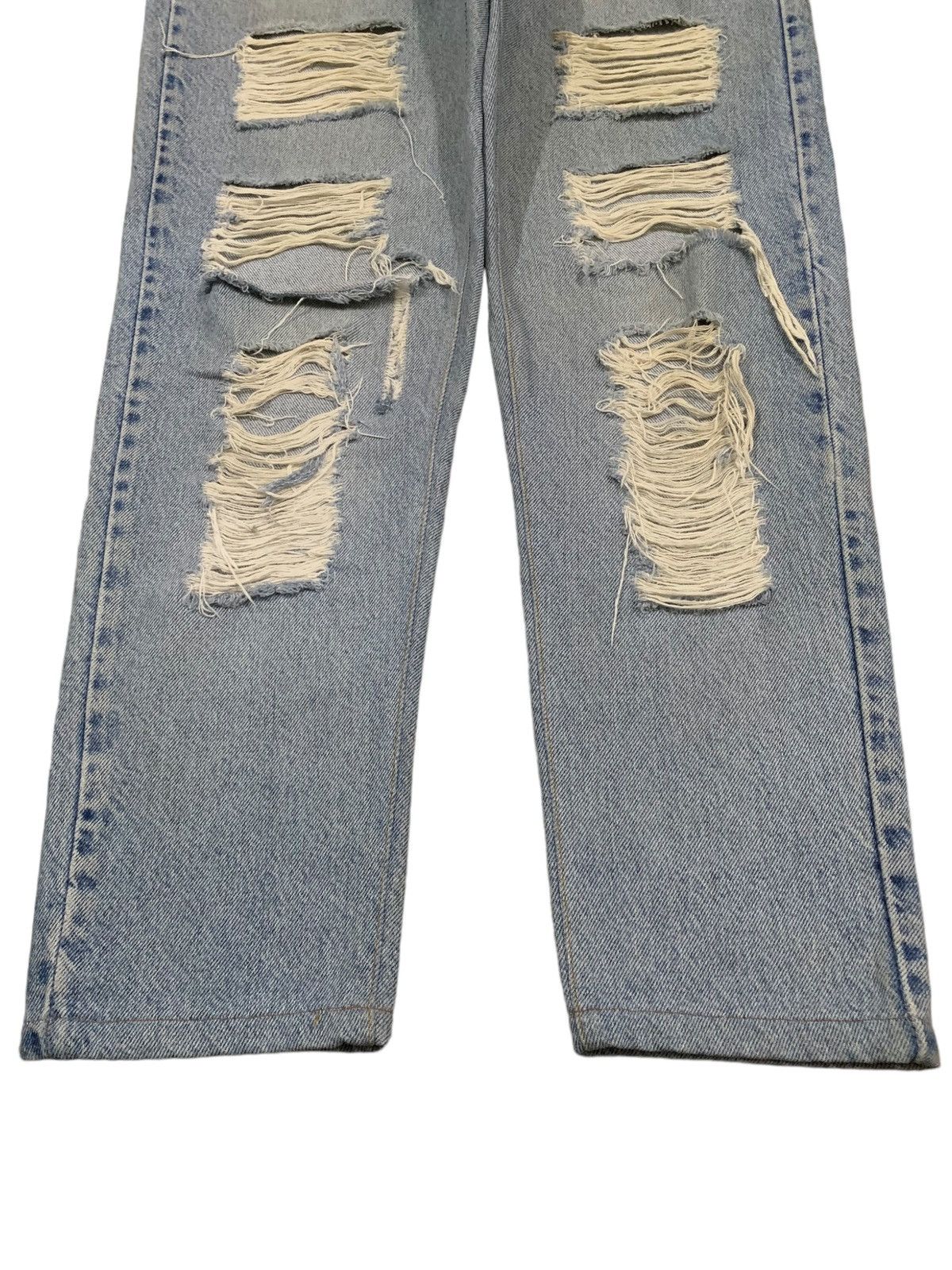 Levi's Vintage 80s Levis 550 Orange Tab Rusty Wash Distressed Jeans Size US 31 - 8 Thumbnail