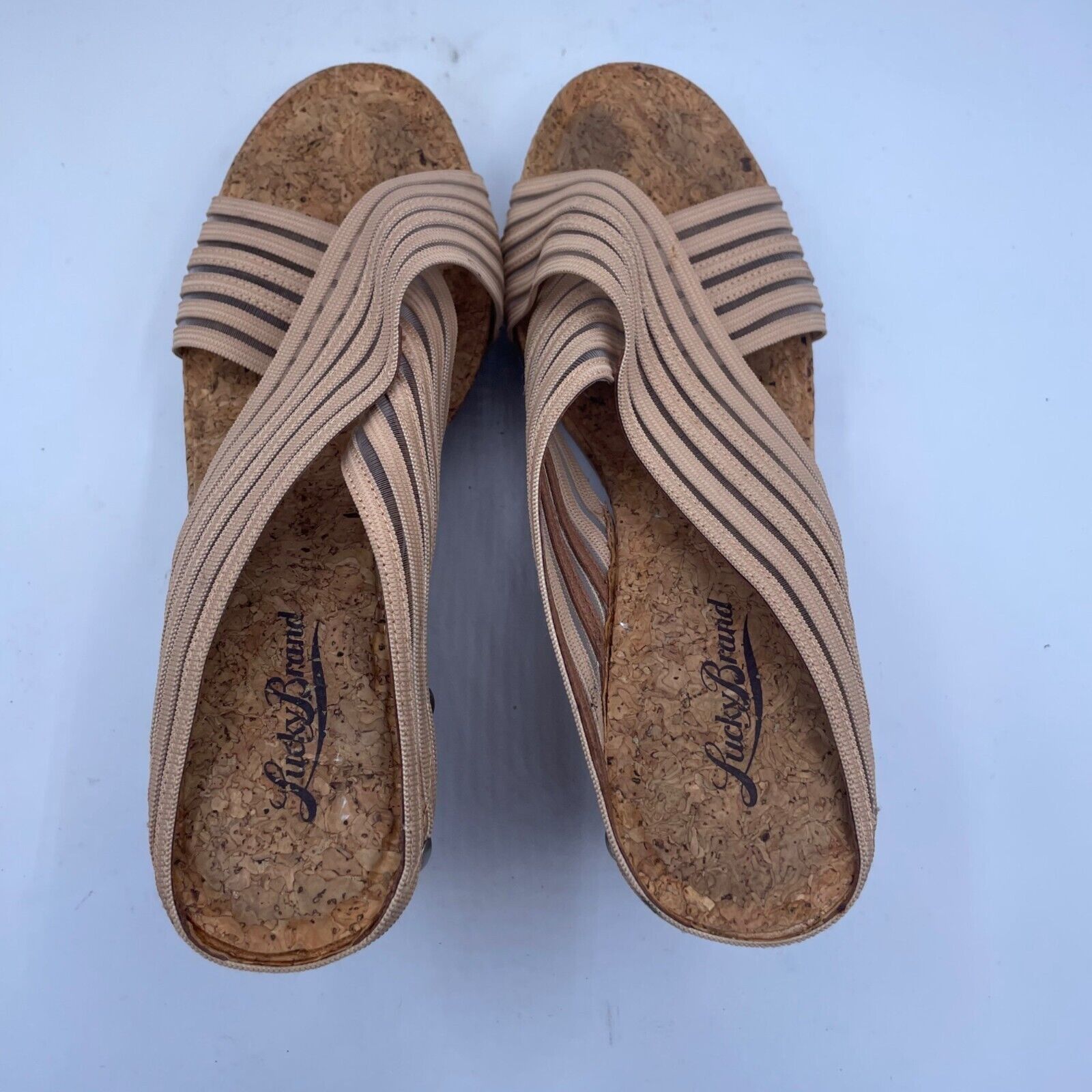 Lucky Brand Lucky Brand Miller 2 Wedge Platform Shoes Cork Sandals 8 Size US 8 / IT 38 - 7 Thumbnail
