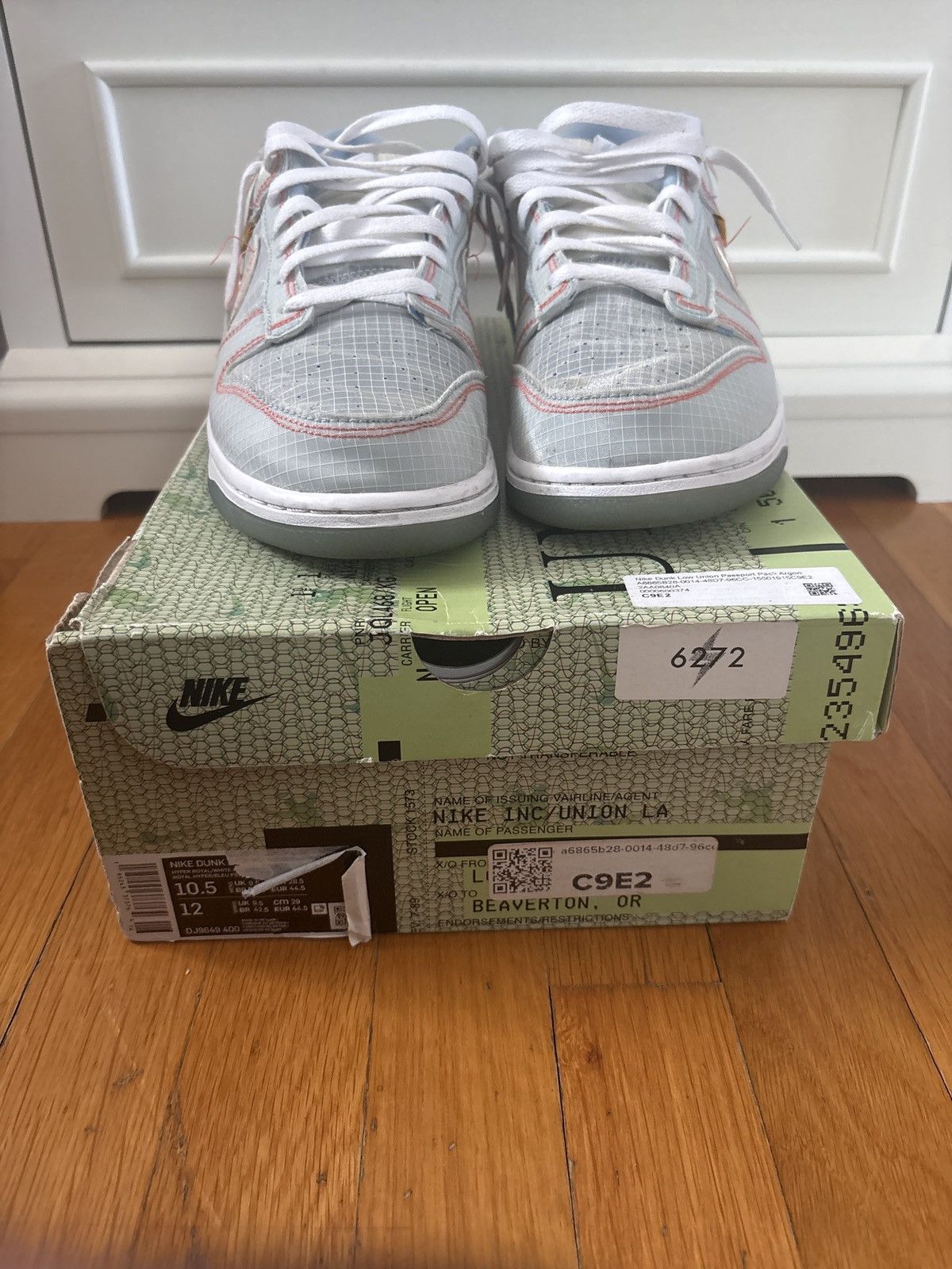 Nike Union LA X Nike Dunk Low ‘Passport Pack-Argon’ Size US 10.5 / EU 43-44 - 1 Thumbnail