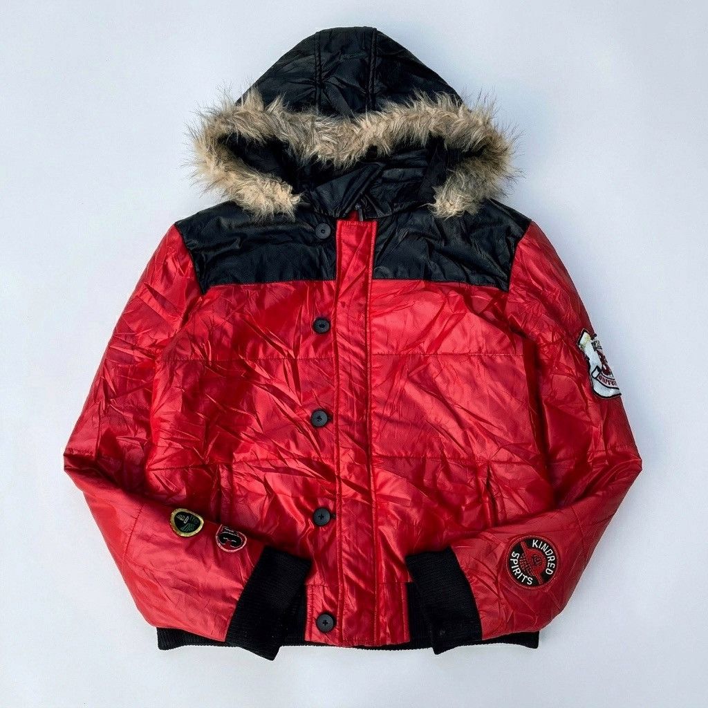 Japanese Brand MIDAS SHINY PUFFER JACKET RED | Grailed