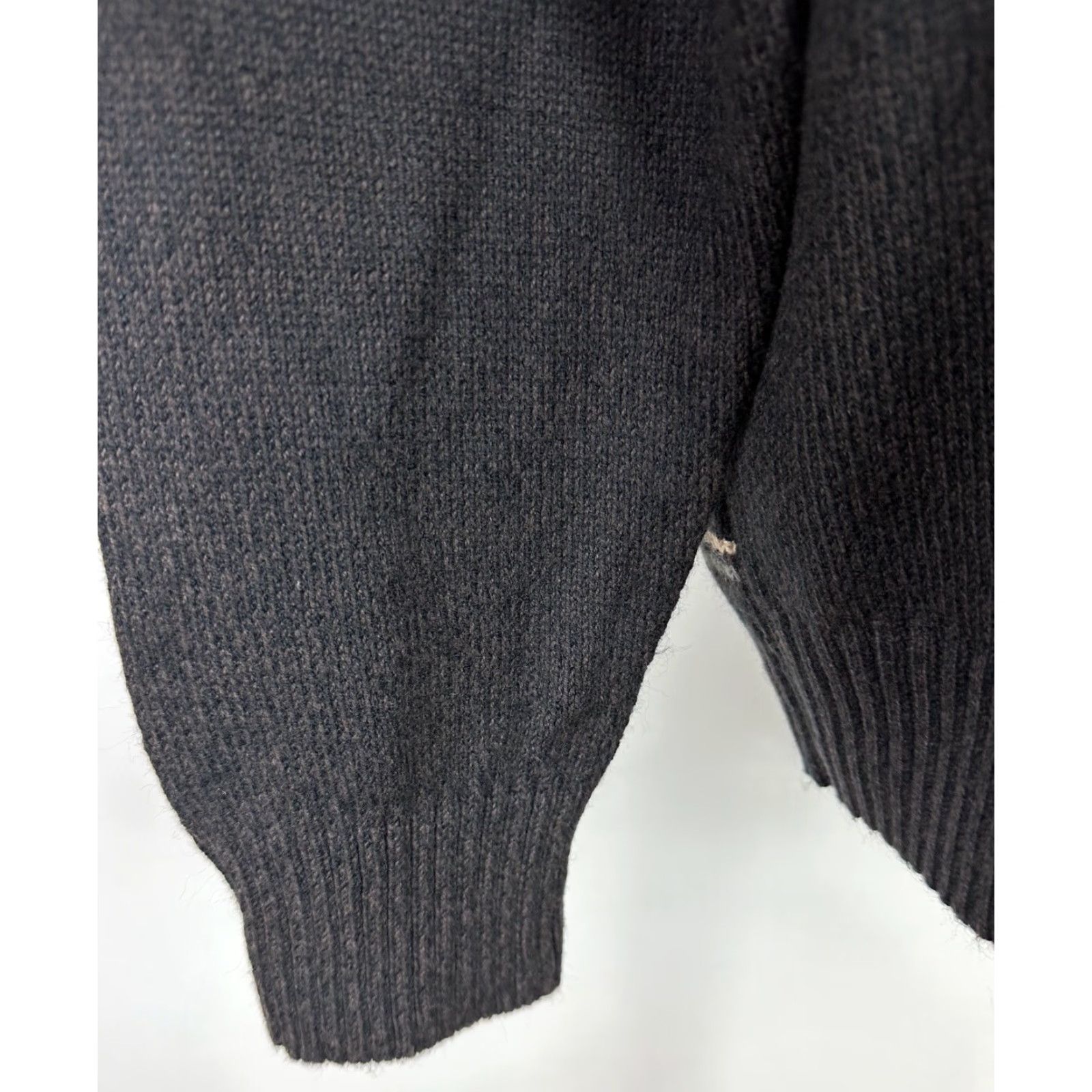 Haggar VINTAGE Haggar Checkered Sweater Mens Large Tight Fit Earth Tone Dark Brown Windowpane Check Size US L / EU 52-54 / 3 - 7 Thumbnail