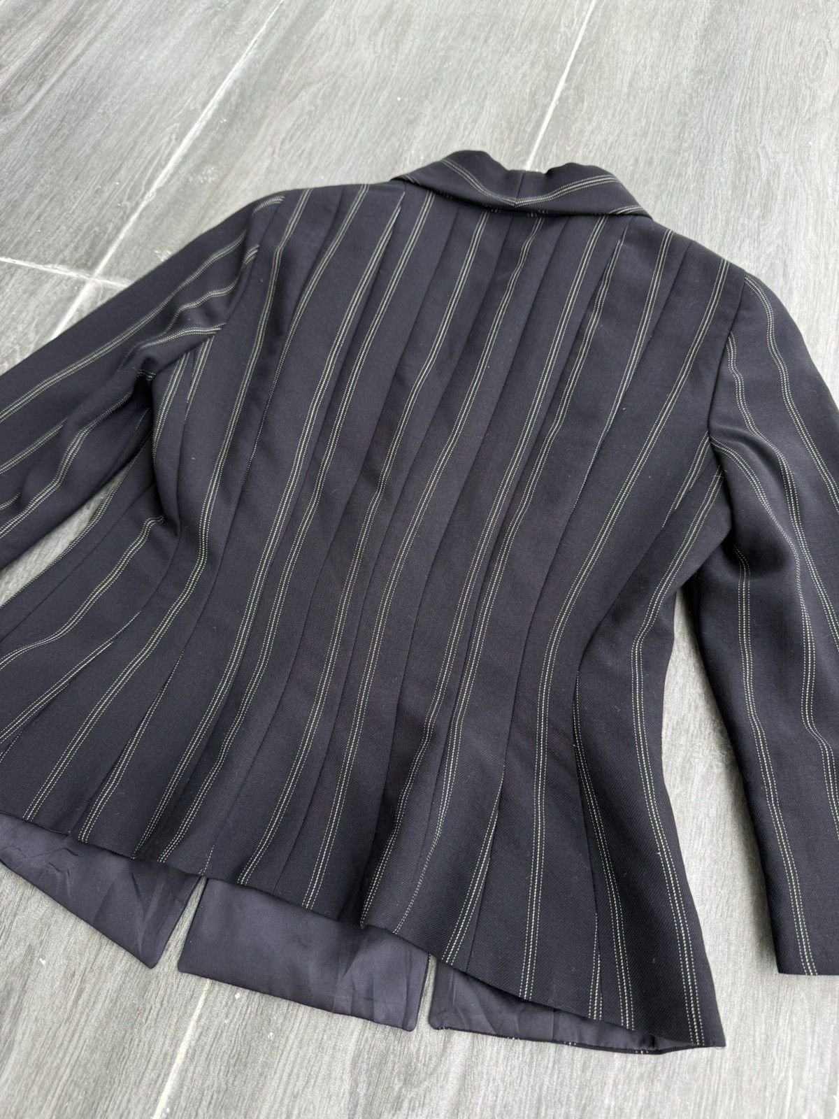 Giorgio Armani Armani Collezioni Double Collar Like Corset Blazer Size XS / US 0-2 / IT 36-38 - 13 Thumbnail