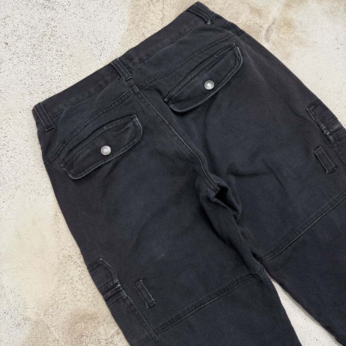 LOWBOX Lowbox Sunfaded Cargo Biker Denim Pants Size US 28 / EU 44 - 12 Thumbnail