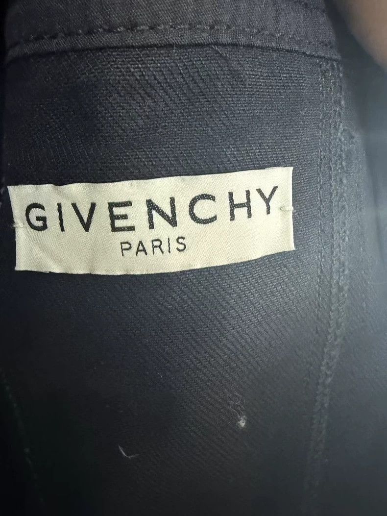 Givenchy Givenchy Black Back Embroidery Logo Denim Jacket Size US XL / EU 56 / 4 - 3 Thumbnail
