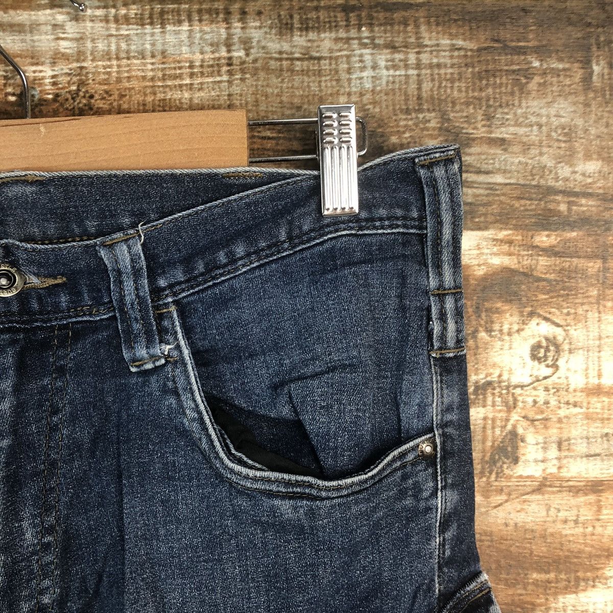 Japanese Brand DL Burtle Blue Utility worker Cargo Multipocket Pants #C649 Size US 32 / EU 48 - 8 Thumbnail