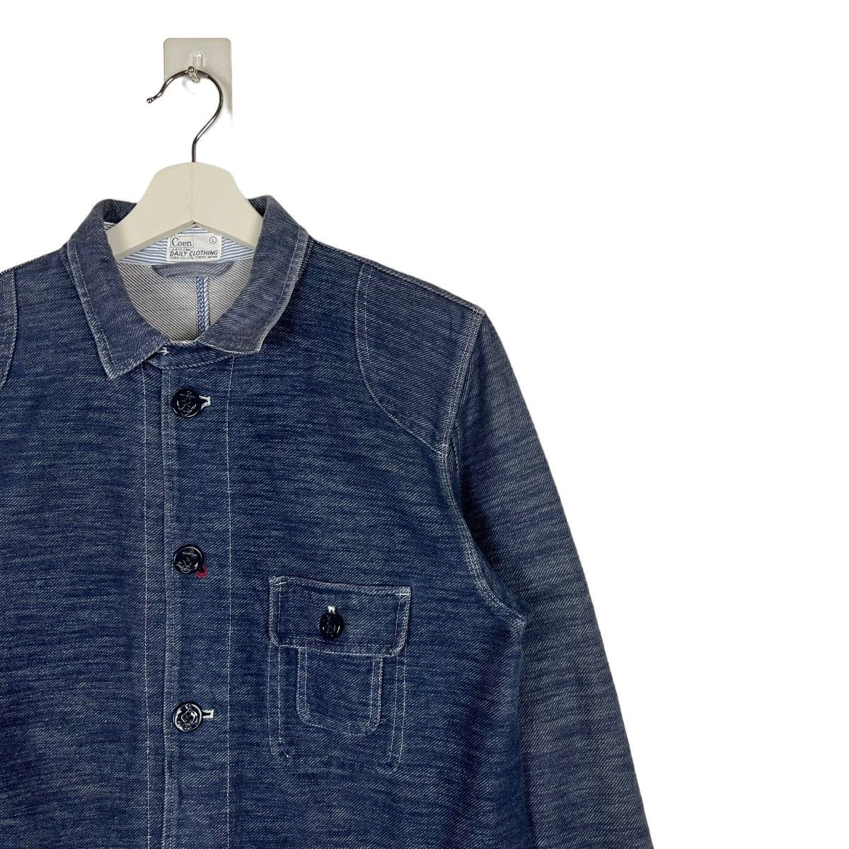 Indigo 🔥 COEN INDIGO NAVY DECK JACKET Size US S / EU 44-46 / 1 - 7 Thumbnail