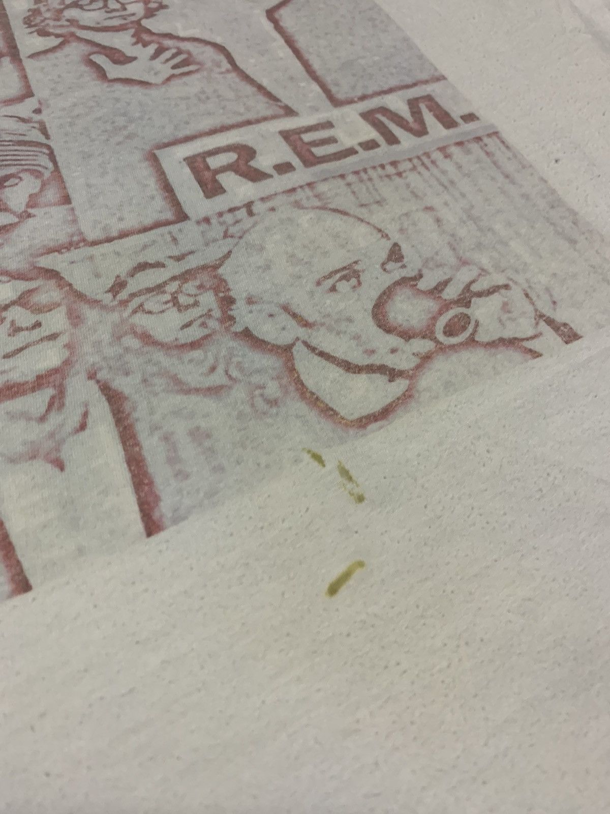 Band Tees × R.E.M. × Vintage Vintage 90s REM Tour T Shirt XL Size US XL / EU 56 / 4 - 3 Thumbnail