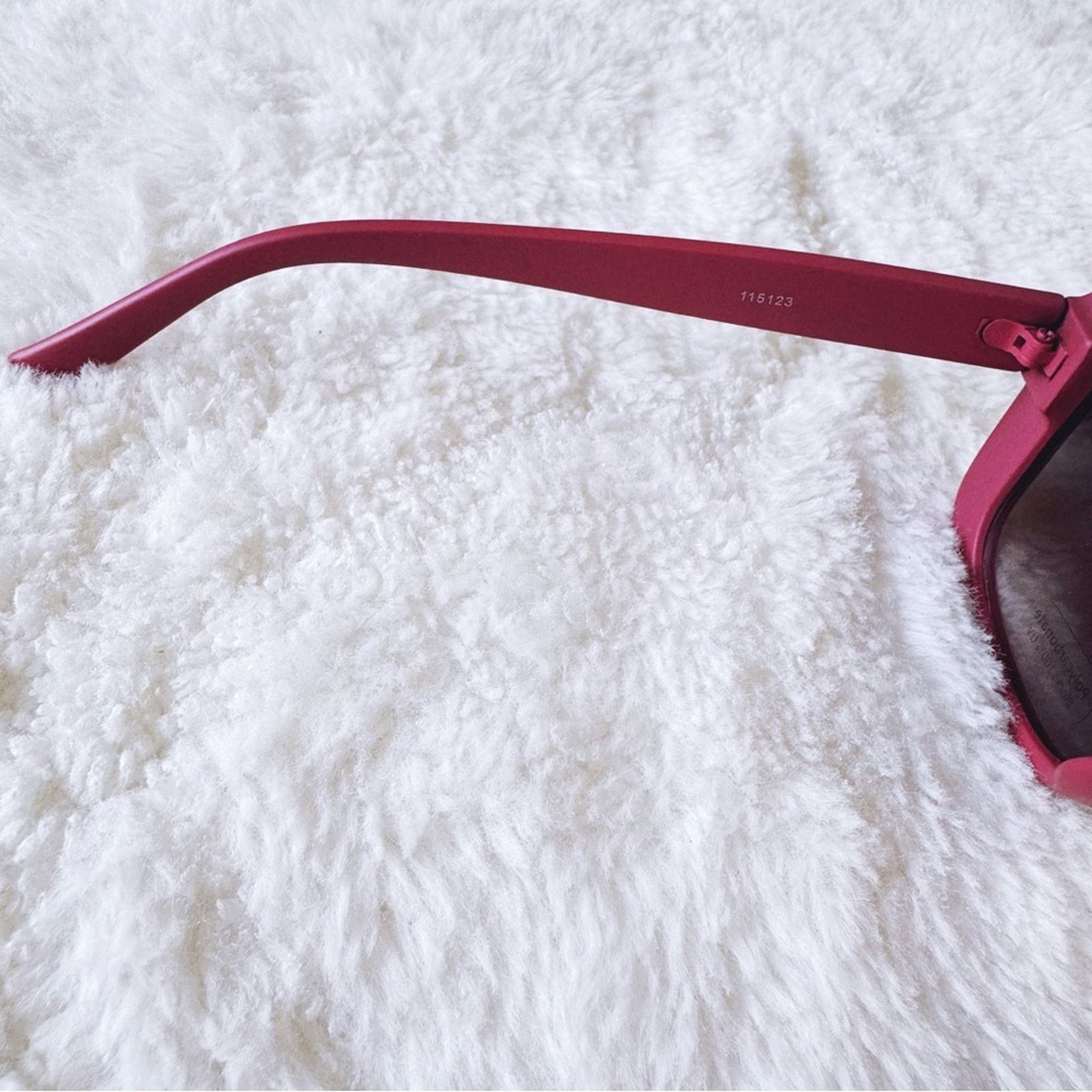 Other Eva Red Square-Framed Sunglasses Size ONE SIZE - 6 Thumbnail