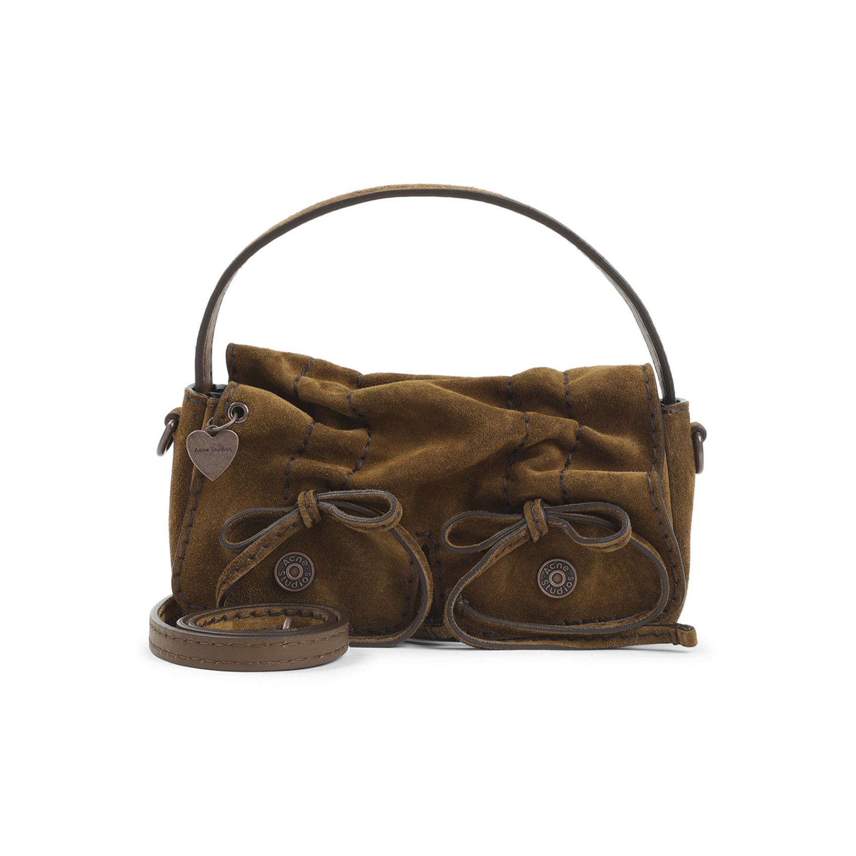 Acne Studios Acne Studios Micro Crossbody Suede Bag Size ONE SIZE - 1 Thumbnail