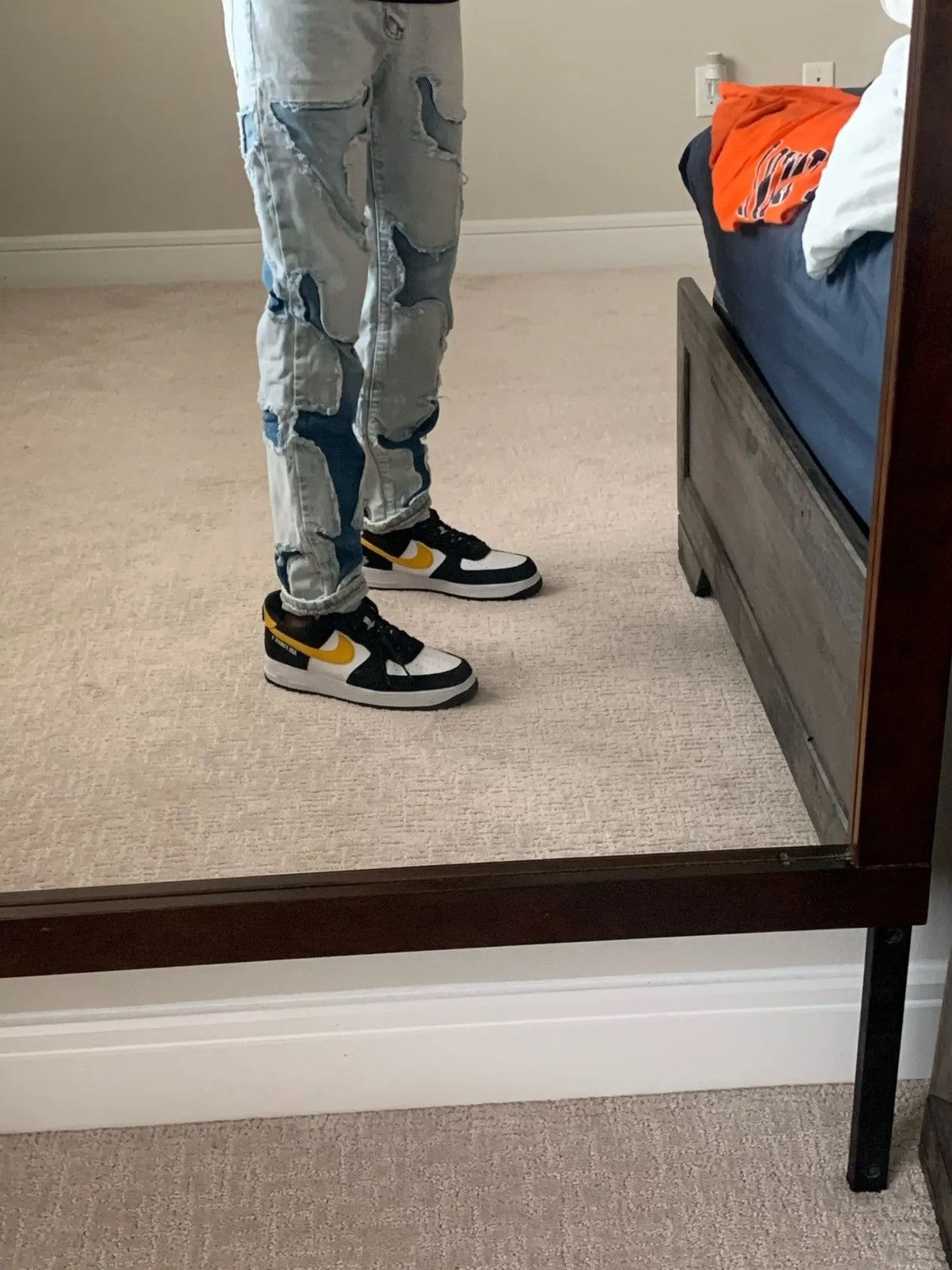 Japanese Brand × Vintage Frayed Jeans High Street Vibe Ripped with Holes Retro Style Size US 30 / EU 46 - 16 Thumbnail