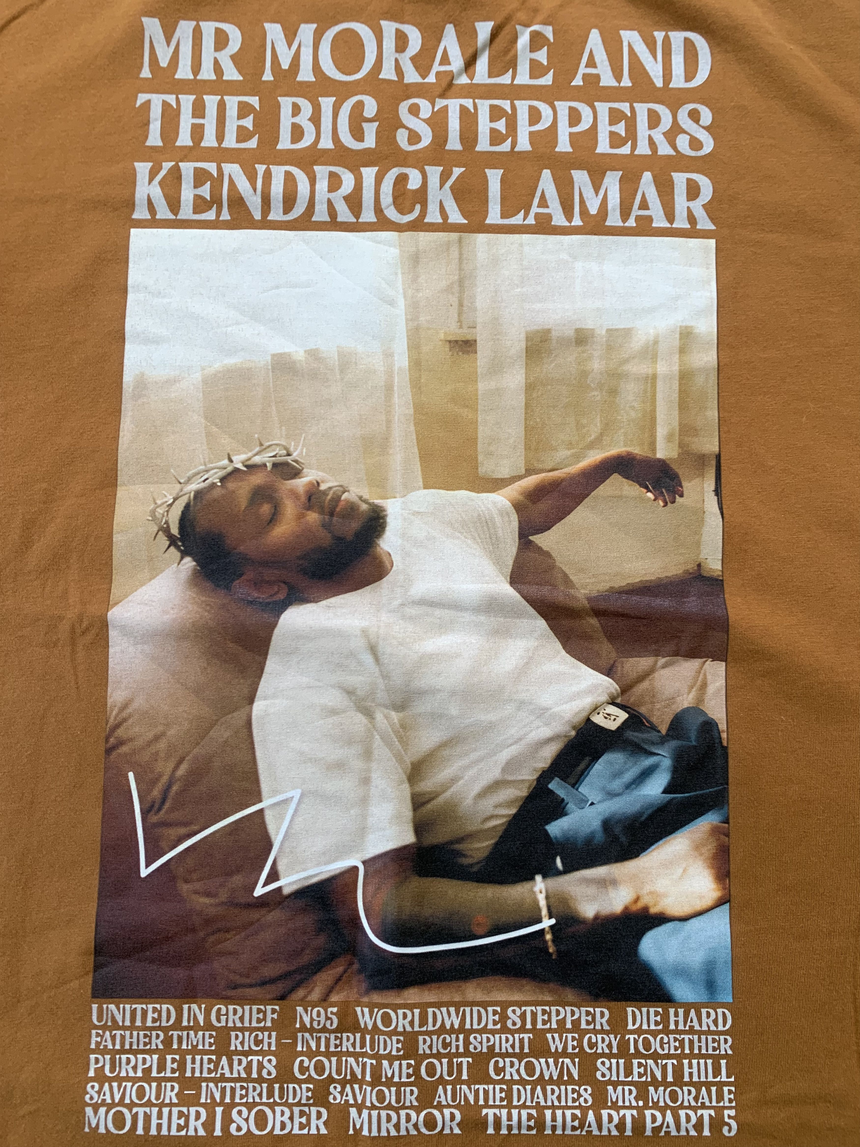 Kendrick Lamar Kendrick Lamar Mens Oversized Print T Shirt Size US XS / EU 42 / 0 - 7 Thumbnail