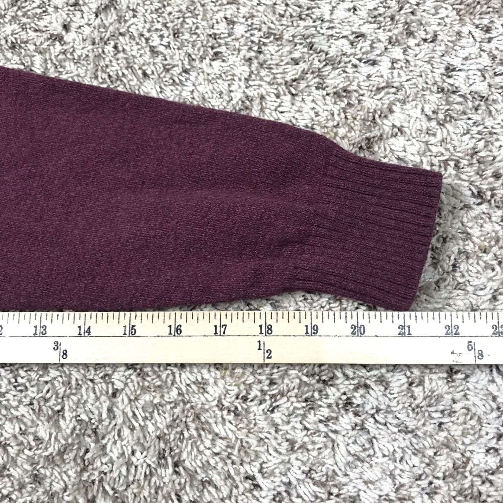 Chaps Chaps Mens Pullover Sweater XL Burgundy Embroidered Logo Elbow Patches Knit Henley Long Sleeve Shirt Style Size US XL / EU 56 / 4 - 7 Thumbnail
