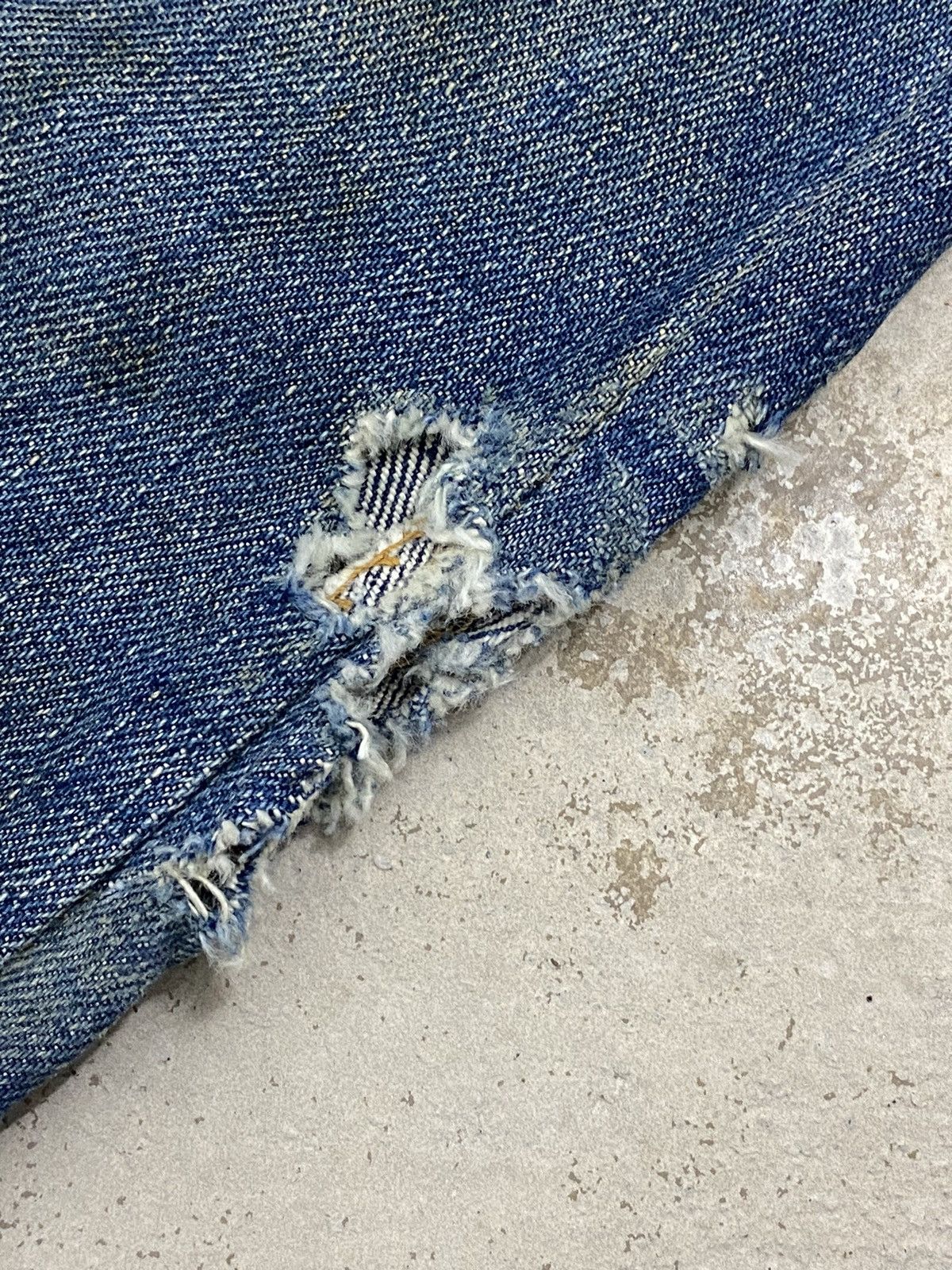 Levi's Vintage 80s Levis 505 Button 8 Zipper Talon Dirty Distress Size US 29 - 6 Thumbnail