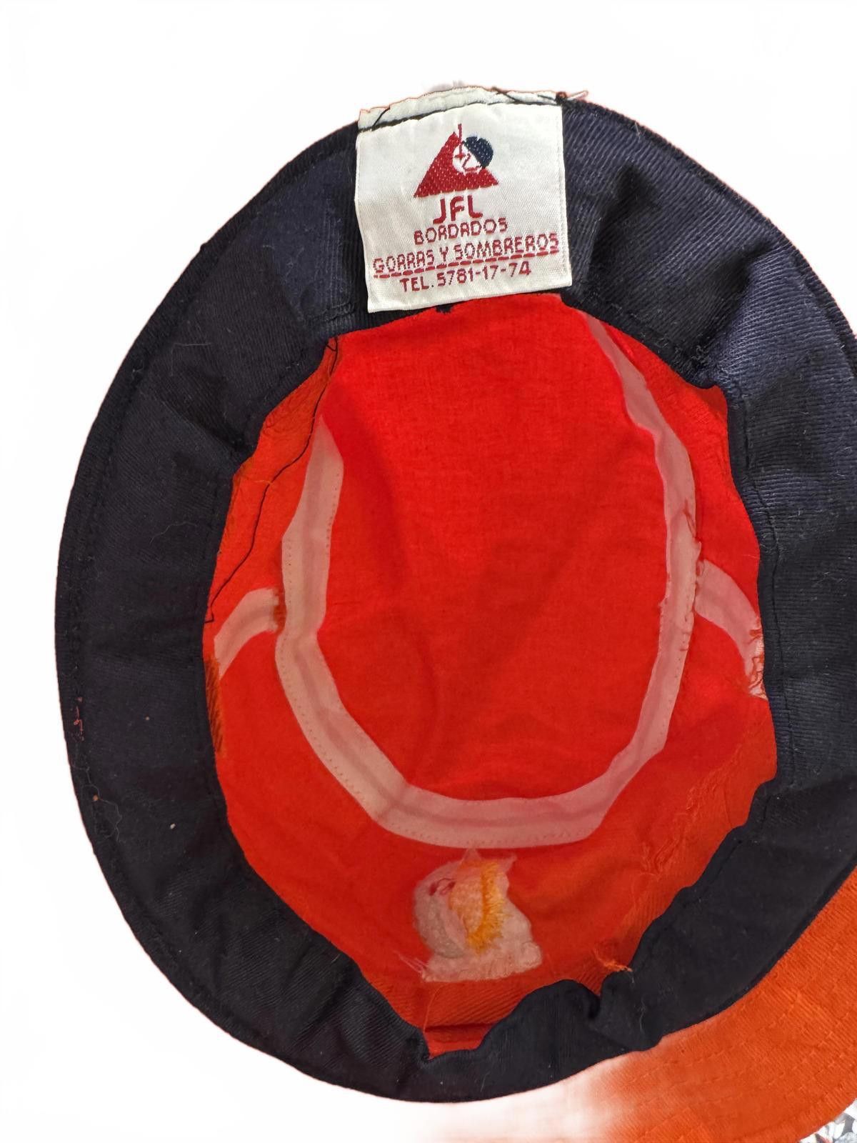 Designer JFL Bordados Cancun Embroidered Orange Bucket Hat Size ONE SIZE - 4 Thumbnail