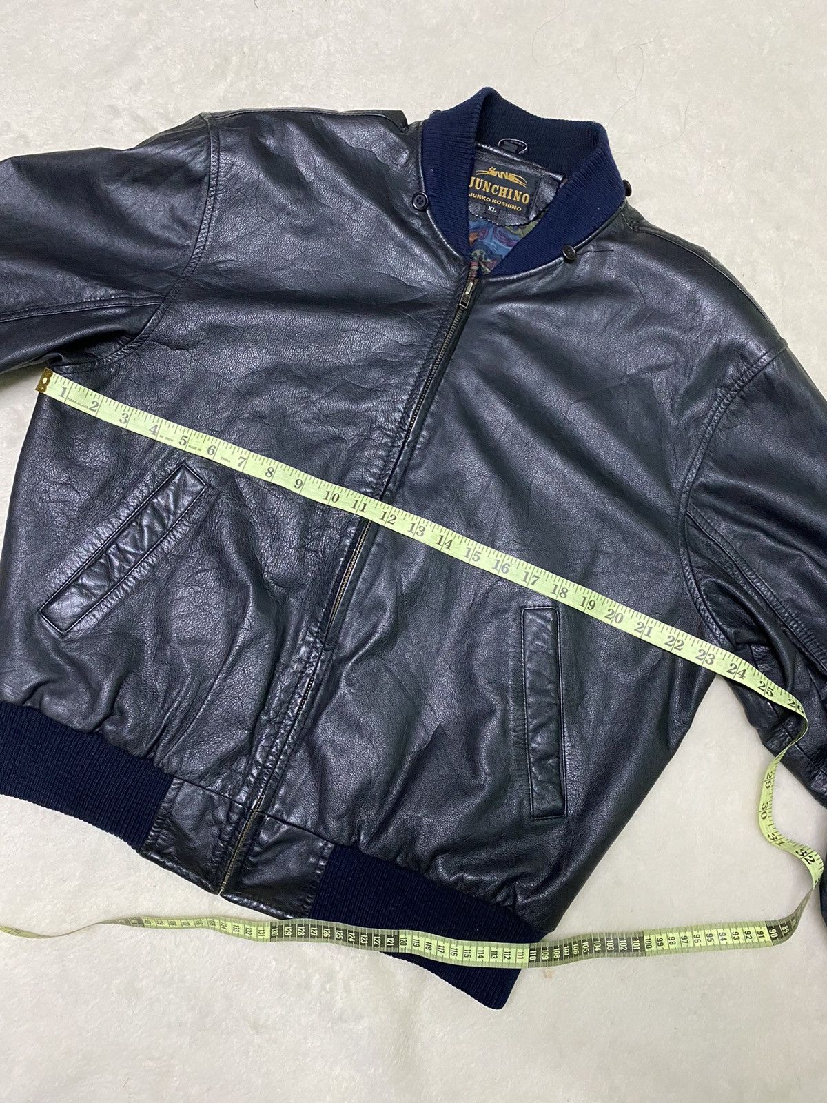 Mr Junko jeans leather jacket