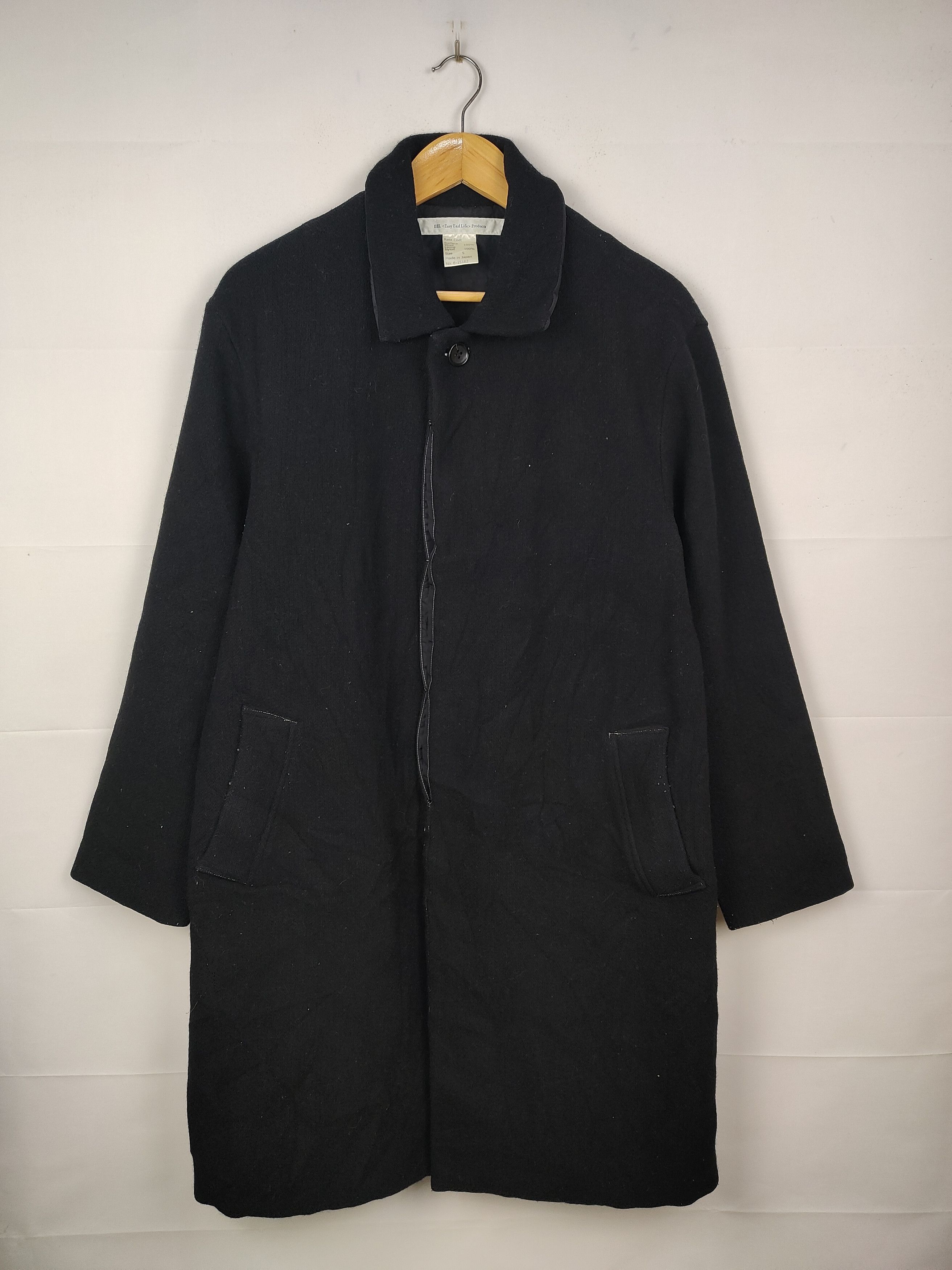 Japanese Brand Japanese Brand EEL Easy Earl Life Wool Rata coat Size US M / EU 48-50 / 2 - 1 Thumbnail