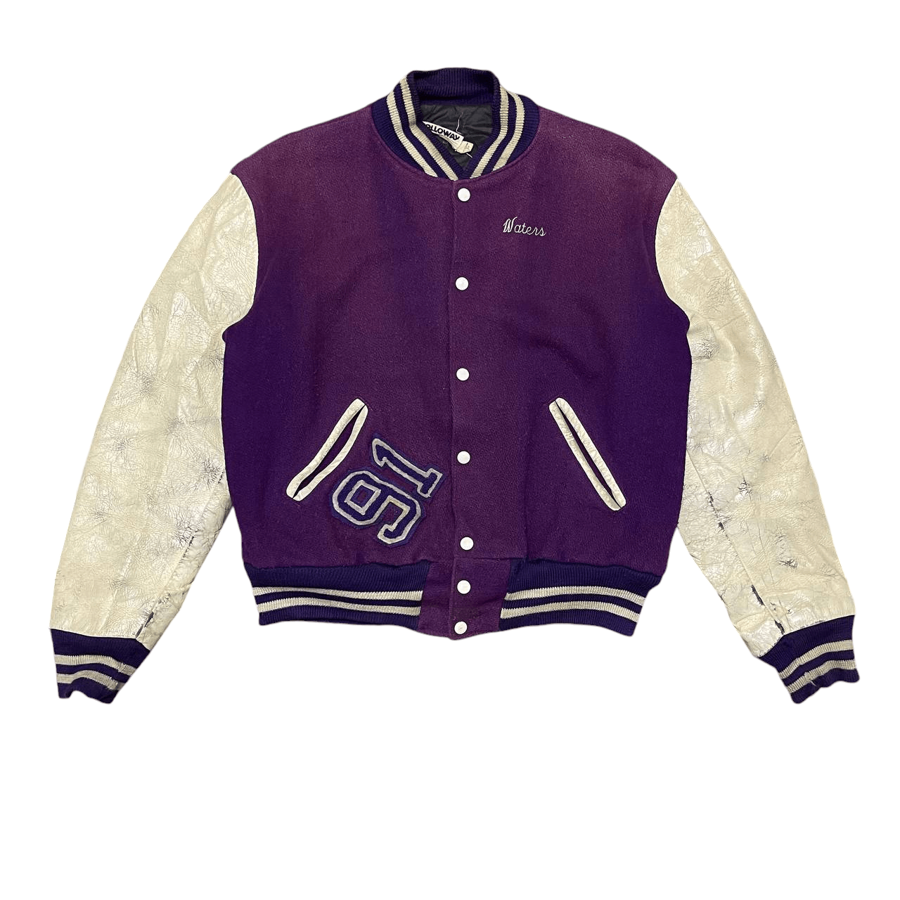 Holloway Vintage 1991 Holloway Wool Varsity Jacket Sun Faded Size US L / EU 52-54 / 3 - 5 Thumbnail