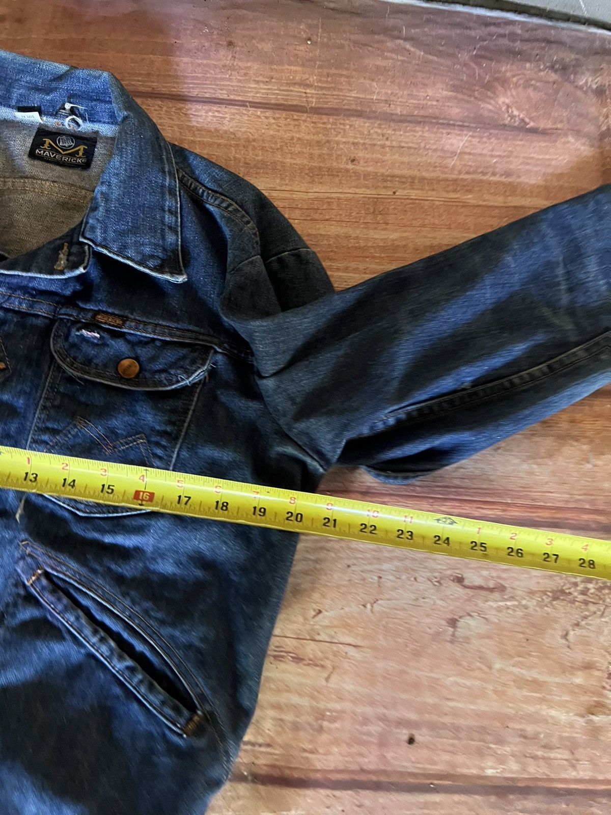Vintage VTG Maverick Jacket Mens 42 Blue Bell Denim Jacket Size US M / EU 48-50 / 2 - 7 Thumbnail