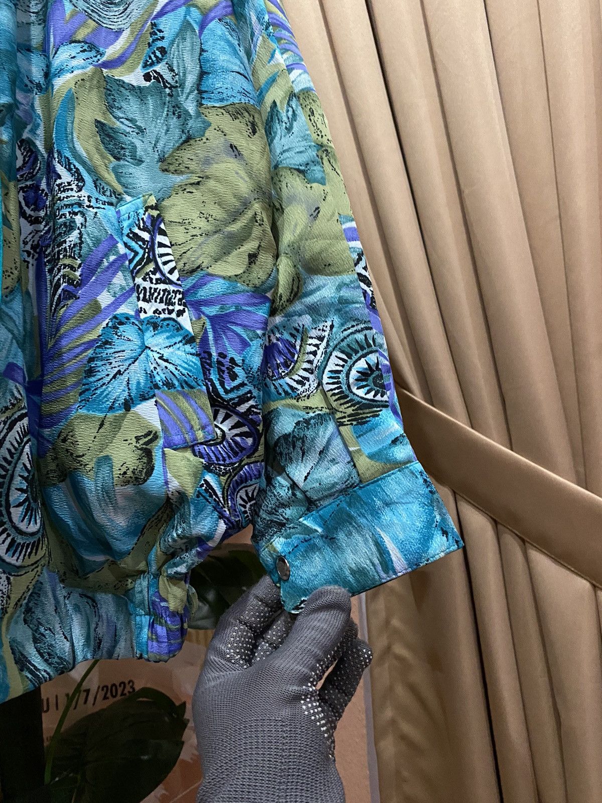 If Six Was Nine × Vintage VINTAGE ABSTRACT ALL OVER FLOWER JACKET Size US M / EU 48-50 / 2 - 6 Thumbnail
