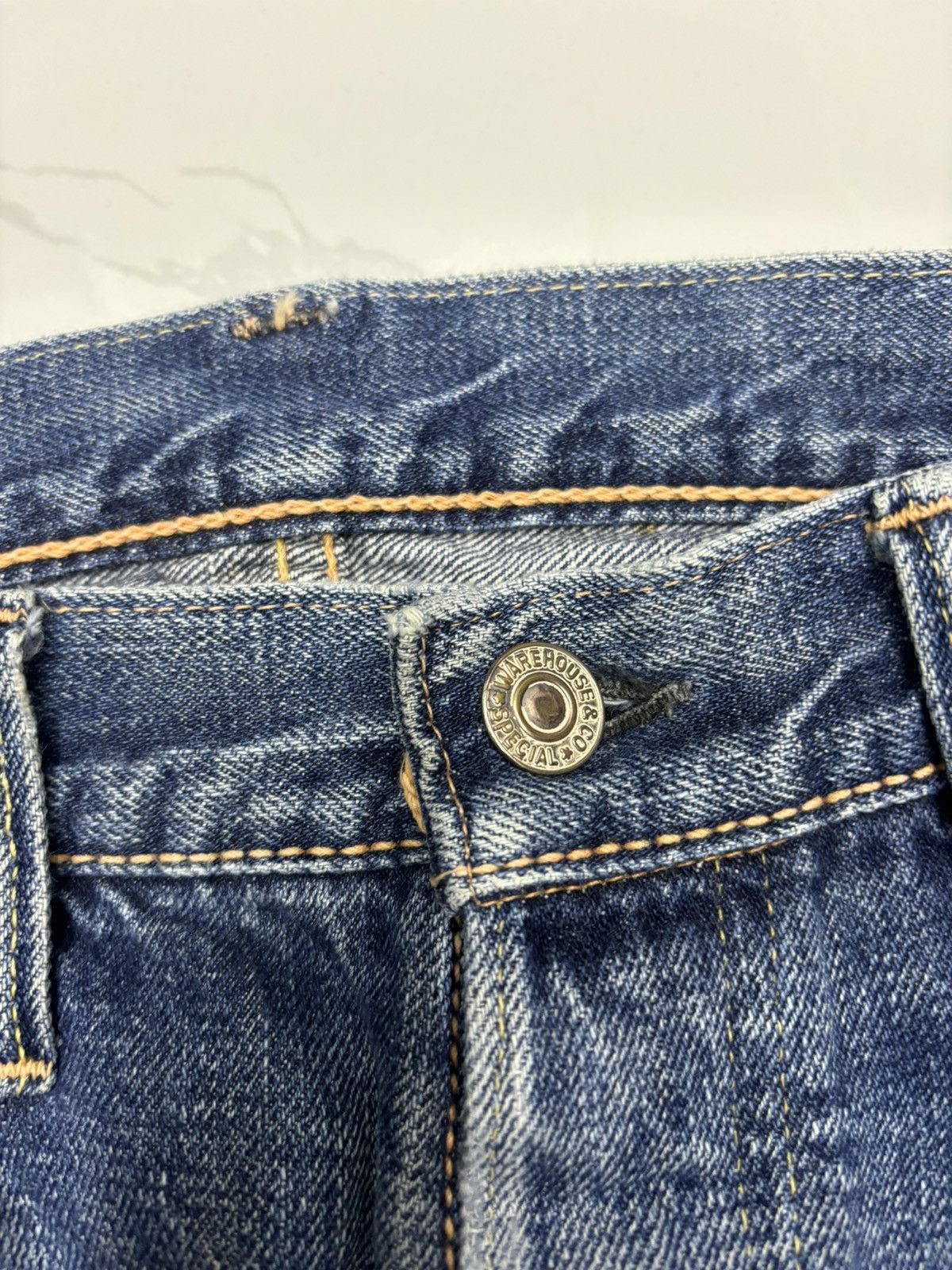 Kapital Warehouse Selvedge Denim Jeans Distressed Denim Size US 32 / EU 48 - 7 Thumbnail