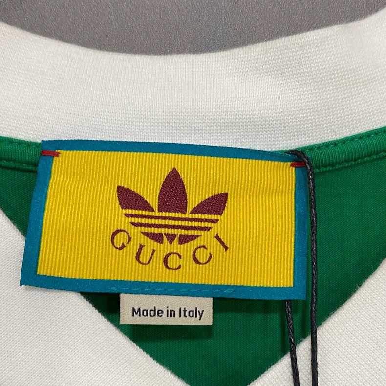 Gucci Gucci Adidas co-branded green short sleeves Size S / US 4 / IT 40 - 5 Thumbnail
