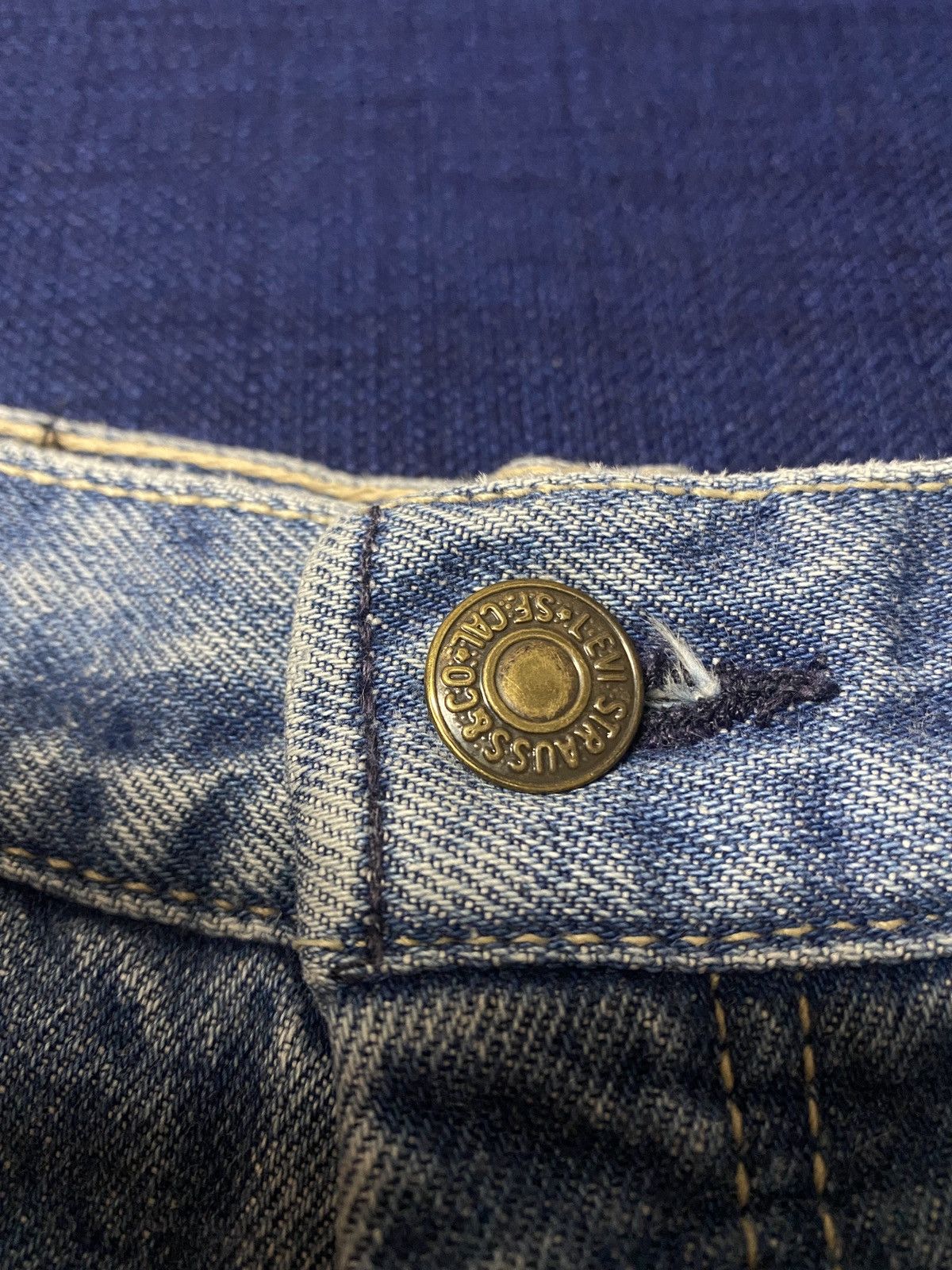 Levi's Vintage Clothing × Vintage Vintage Levi Strauss orginal riveted denim rare jeans 80s Size 34" / US 12 / IT 48 - 5 Thumbnail